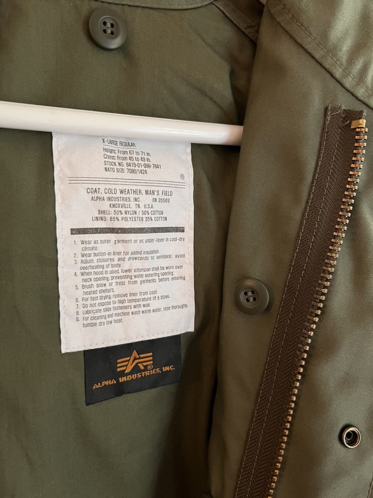 Alpha Industries Alpha Industries M65 Vintage jacket cropped Size US XL / EU 56 / 4 - 6 Thumbnail