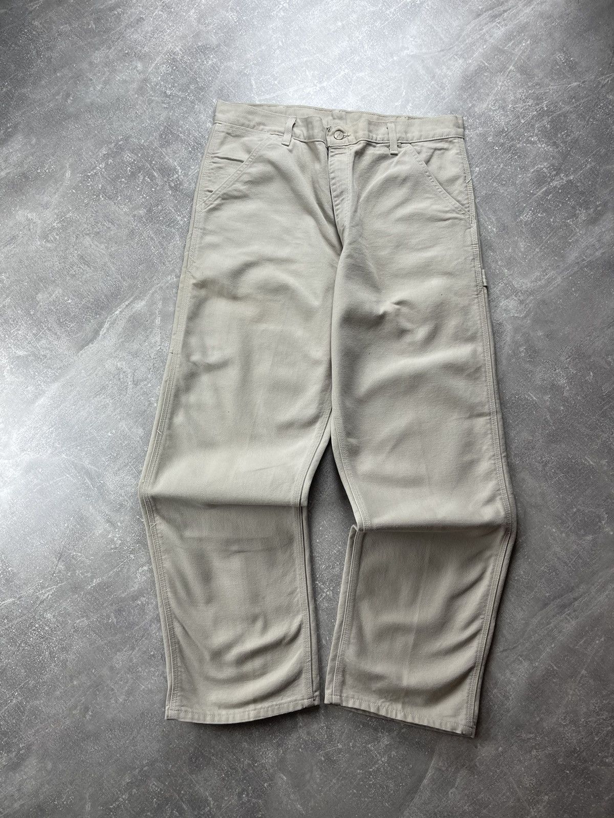 Carhartt Carhartt Vintage United Garment USA Canvas Pants Beige Size US 36 / EU 52 - 5 Thumbnail