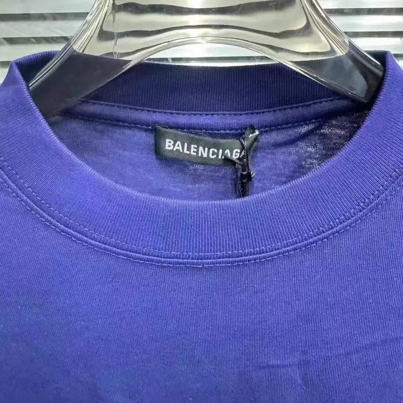 Balenciaga Balenciaga Blue Coke Short Sleeve Size US L / EU 52-54 / 3 - 2 Thumbnail