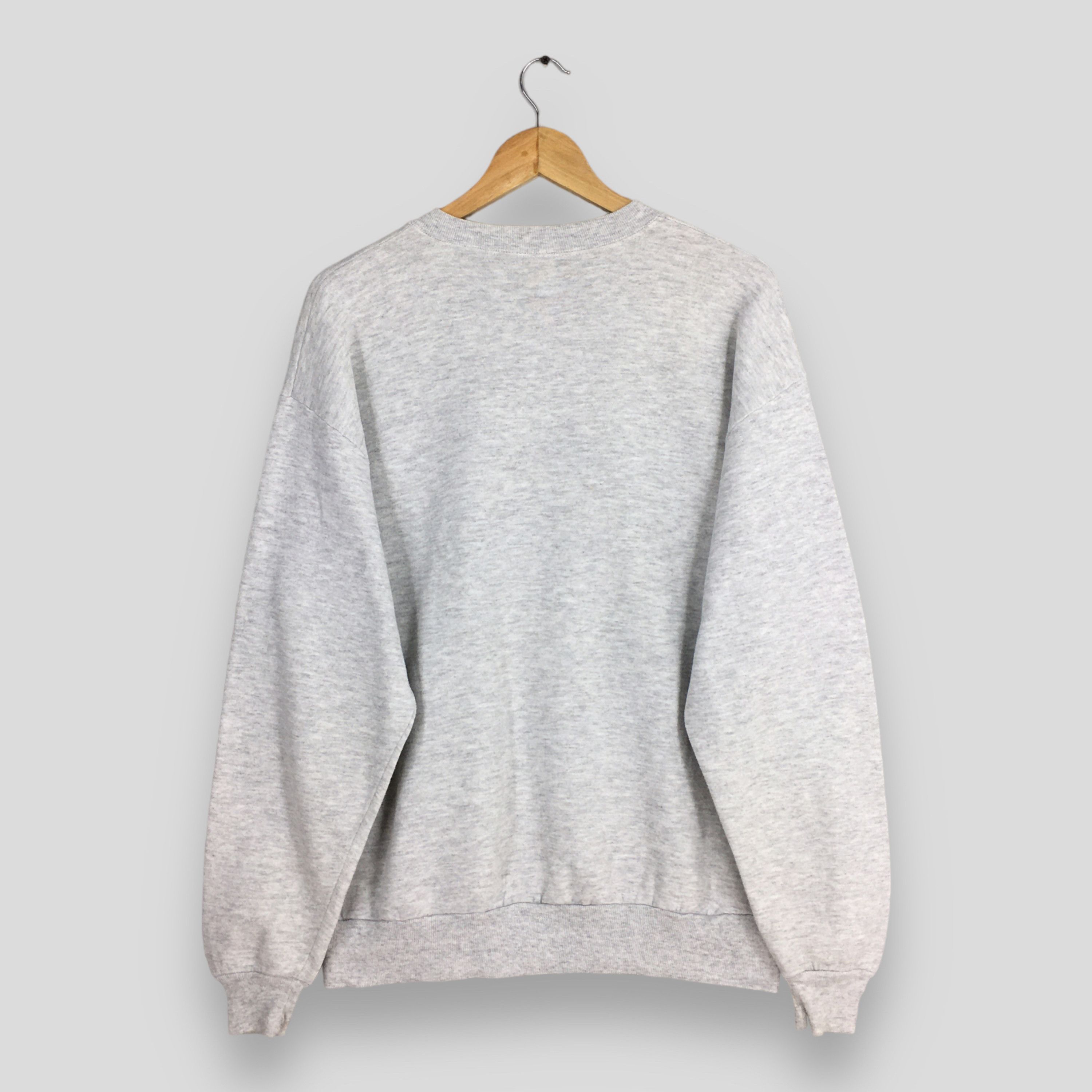 Velva Sheen Vintage 90s Taz-Mania Iowa Gray Sweatshirt Large Size US L / EU 52-54 / 3 - 8 Thumbnail