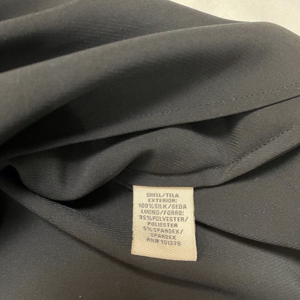 Other ECI New York Black Silk Cocktail Dress Short Sleeves Size 8 Size M / US 6-8 / IT 42-44 - 8 Thumbnail