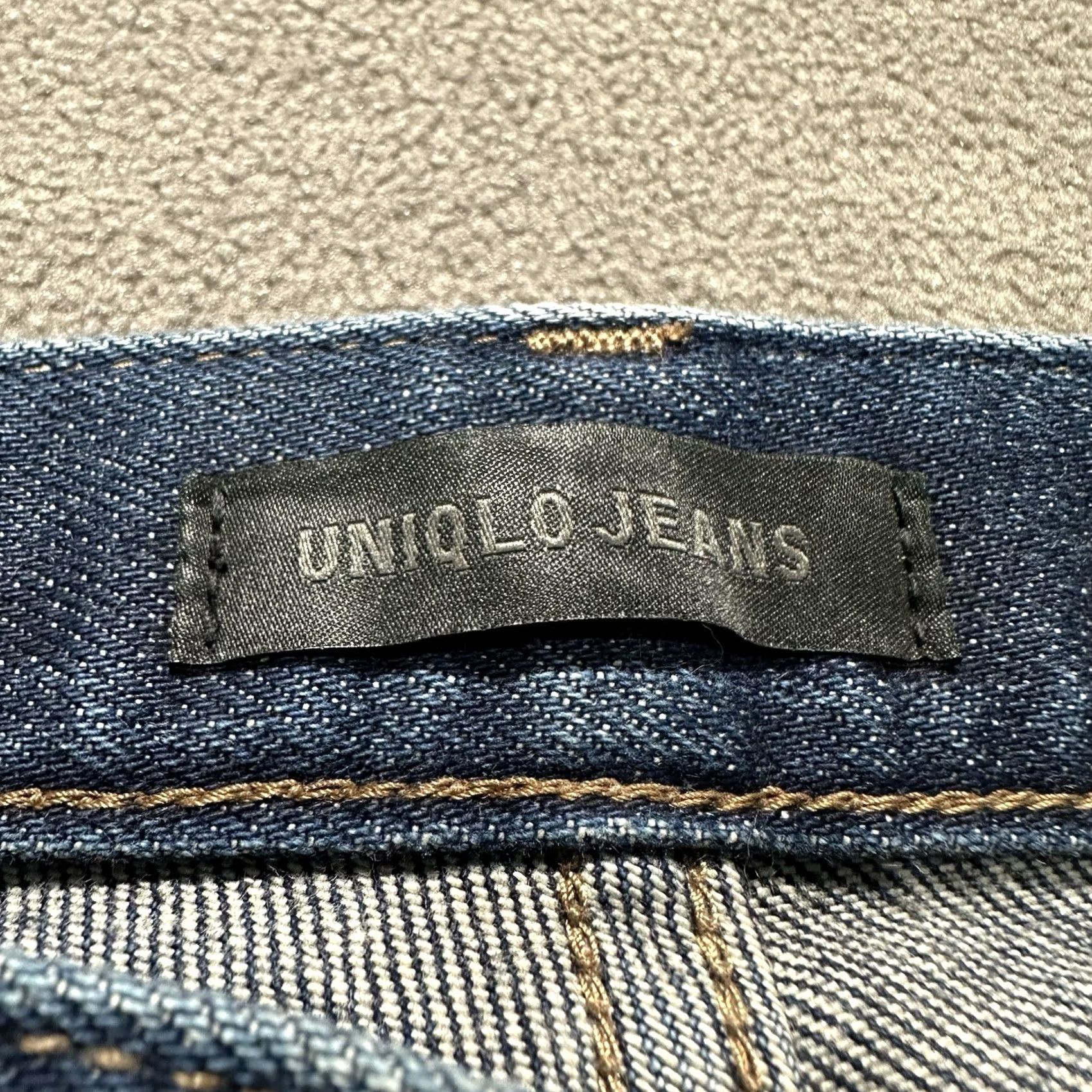 Uniqlo Uniqlo Mens Jeans Blue Selvedge Denim Slim Straight Low Rise Kiahara 28x34 Size US 28 / EU 44 - 7 Thumbnail