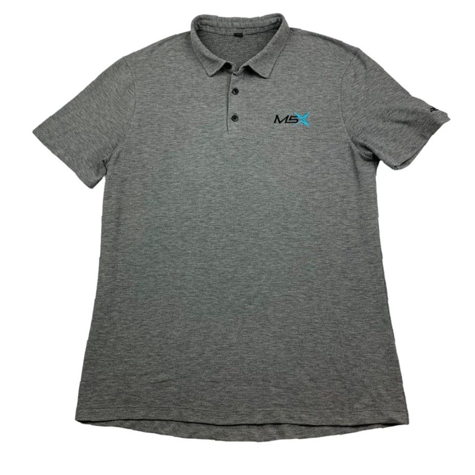 Lululemon Lululemon Men's Shirt Polo Short Sleeve Gray Medium Size US M / EU 48-50 / 2 - 2 Thumbnail