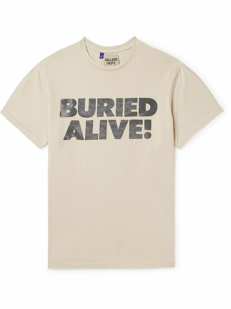 Gallery Dept. o1mle0226 Buried Alive T-Shirt in White Size US XS / EU 42 / 0 - 1 Thumbnail
