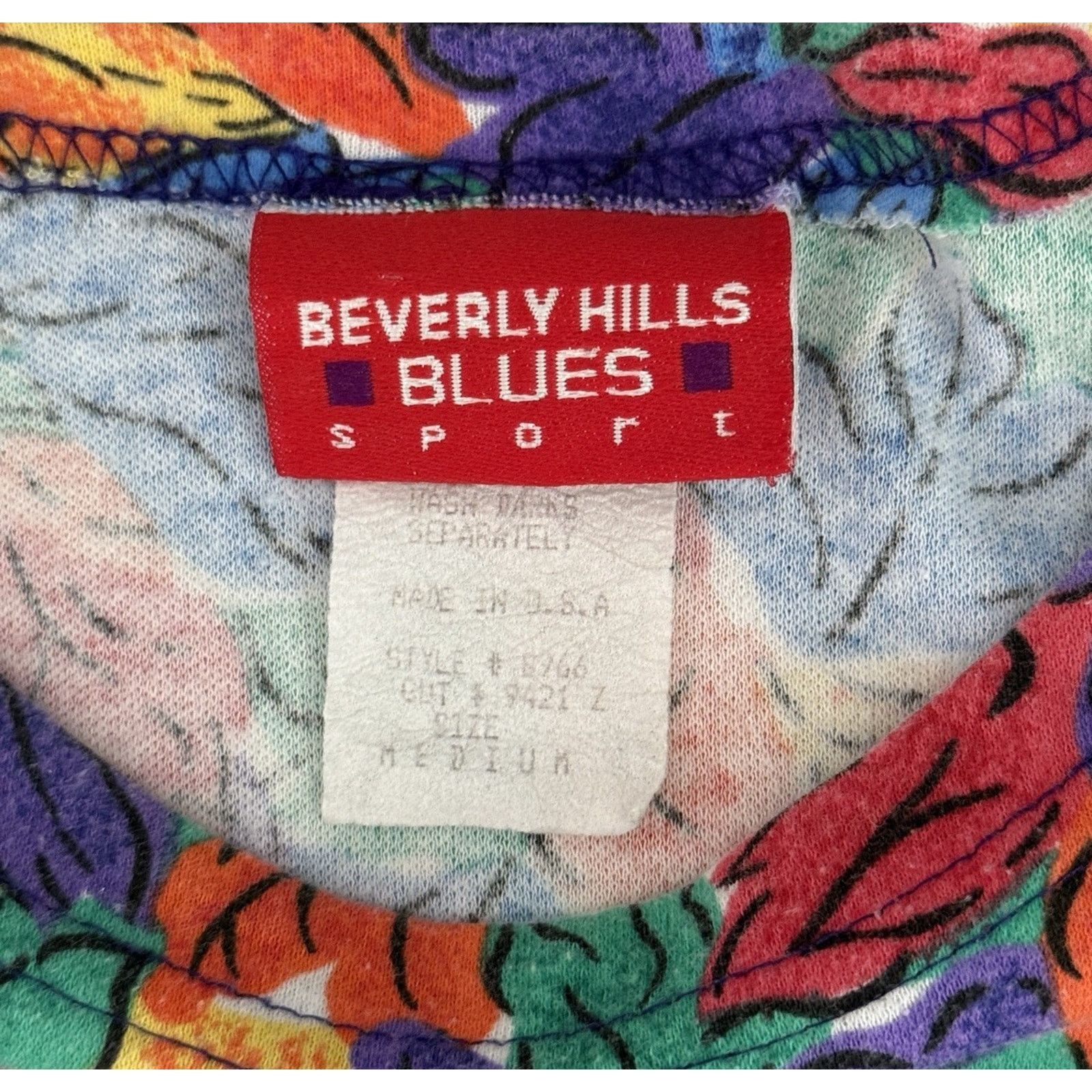Beverly Hills Polo Club Vintage Beverly Hills Blues Sport 3/4 T-Shirt Women's M Size M / US 6-8 / IT 42-44 - 3 Thumbnail