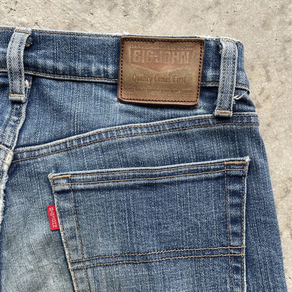 Big John × Japanese Brand × Jean W30x30💥 Vintage Big John Faded Jeans Denim Pants Japan Size US 30 / EU 46 - 10 Thumbnail