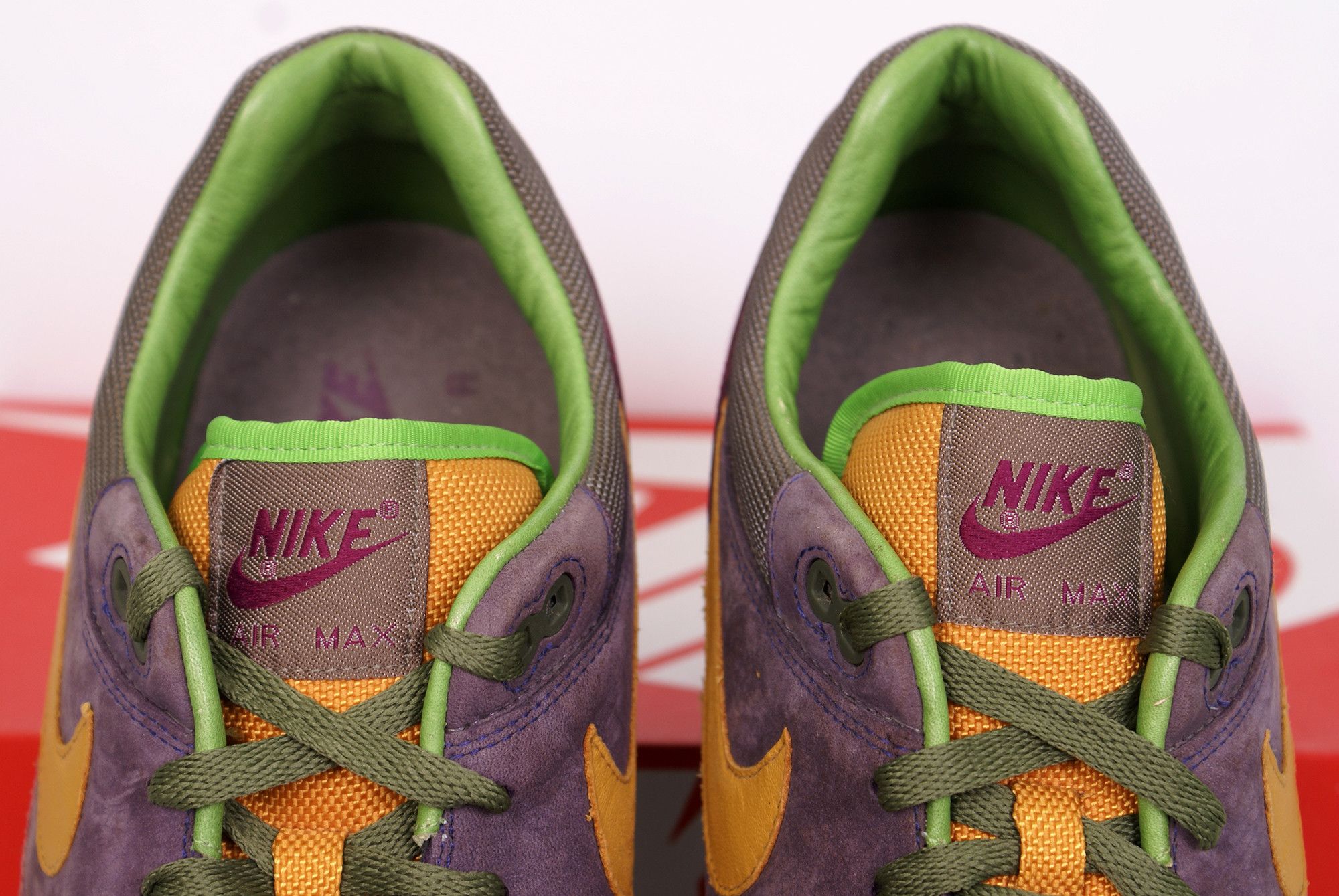 Nike 2006 Nike Air Max 1 Premium TERRA HUARACHE Olive Grey Grape Size US 15 / EU 48 - 4 Thumbnail