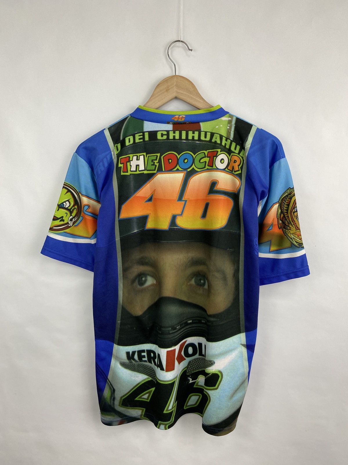 Formula 1 Vintage 90s Valentino Rossi Bootleg Fan Jersey T-Shirt Rare Size US M / EU 48-50 / 2 - 9 Thumbnail