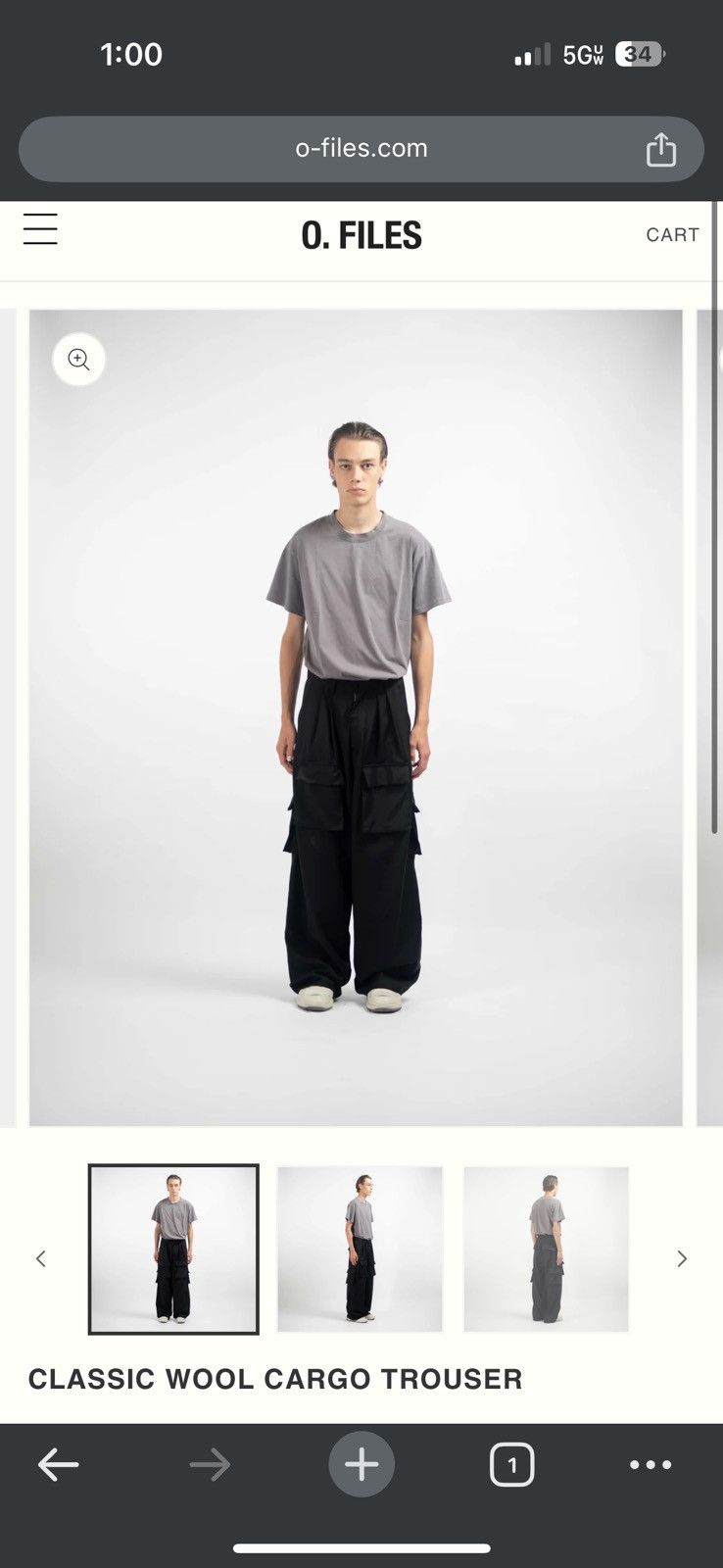 Ojardorf OFILES Classic Wool Trouser Size US 32 / EU 48 - 3 Thumbnail