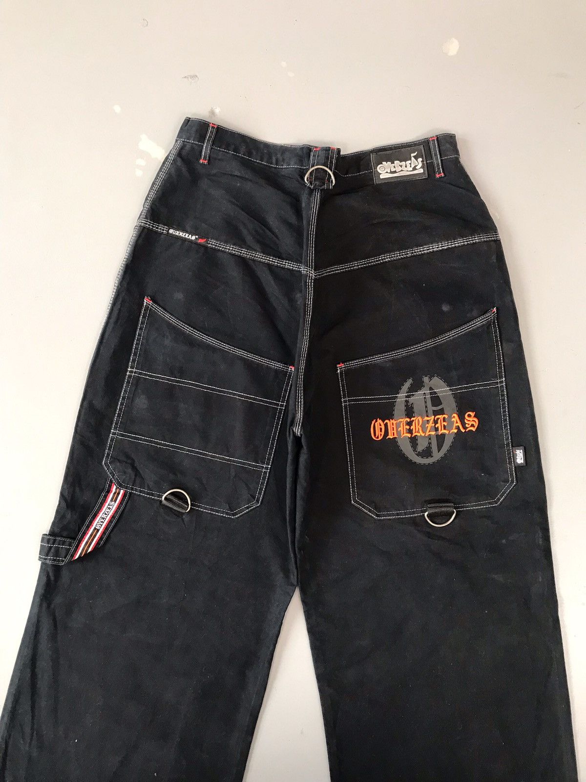 JNCO × Southpole × Vintage Vintage oierzeas spell out embroidered denim Size US 35 - 1 Thumbnail