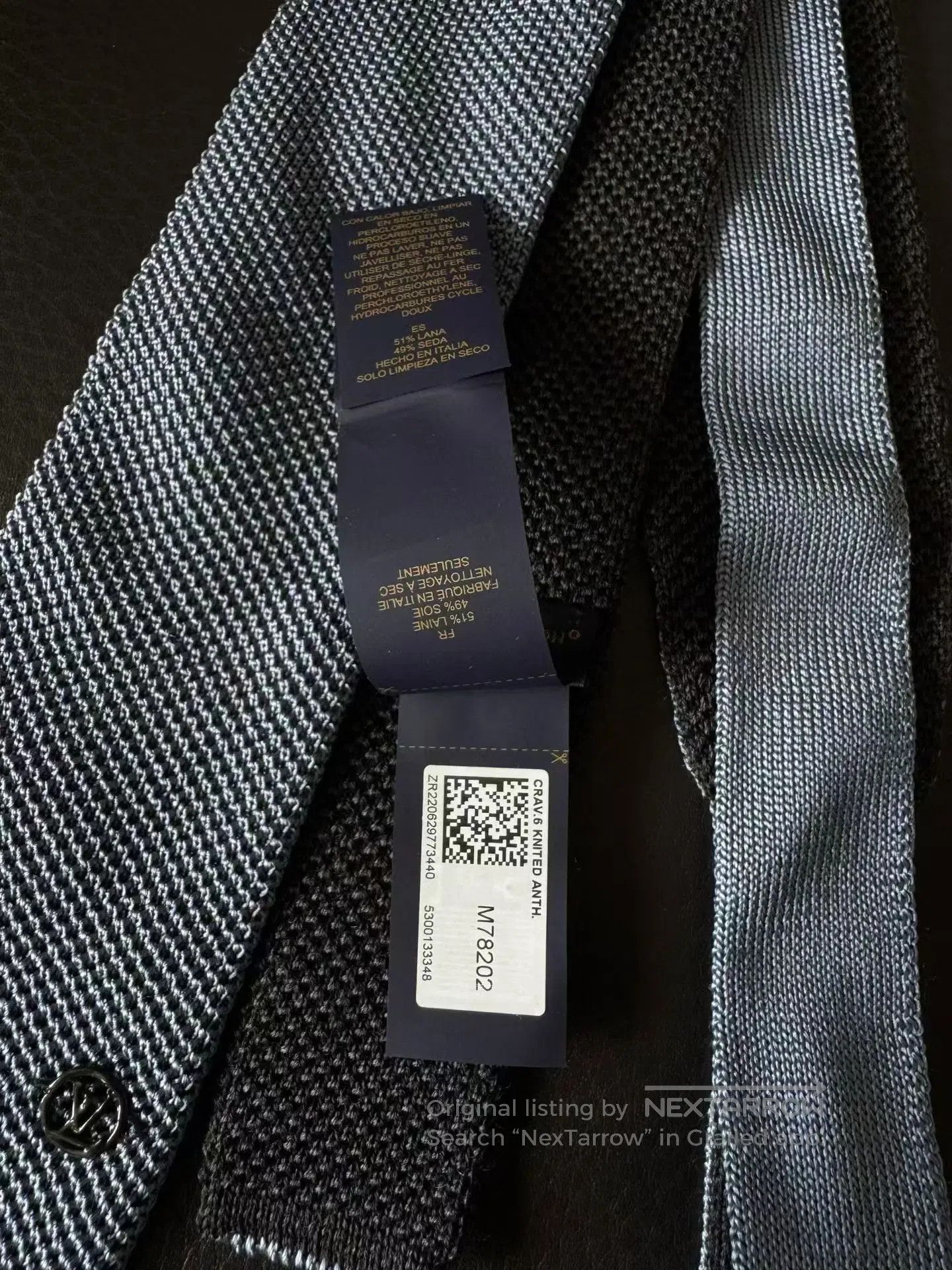 Louis Vuitton Louis Vuitton Silk Wool Knit Tie| Size ONE SIZE - 3 Thumbnail