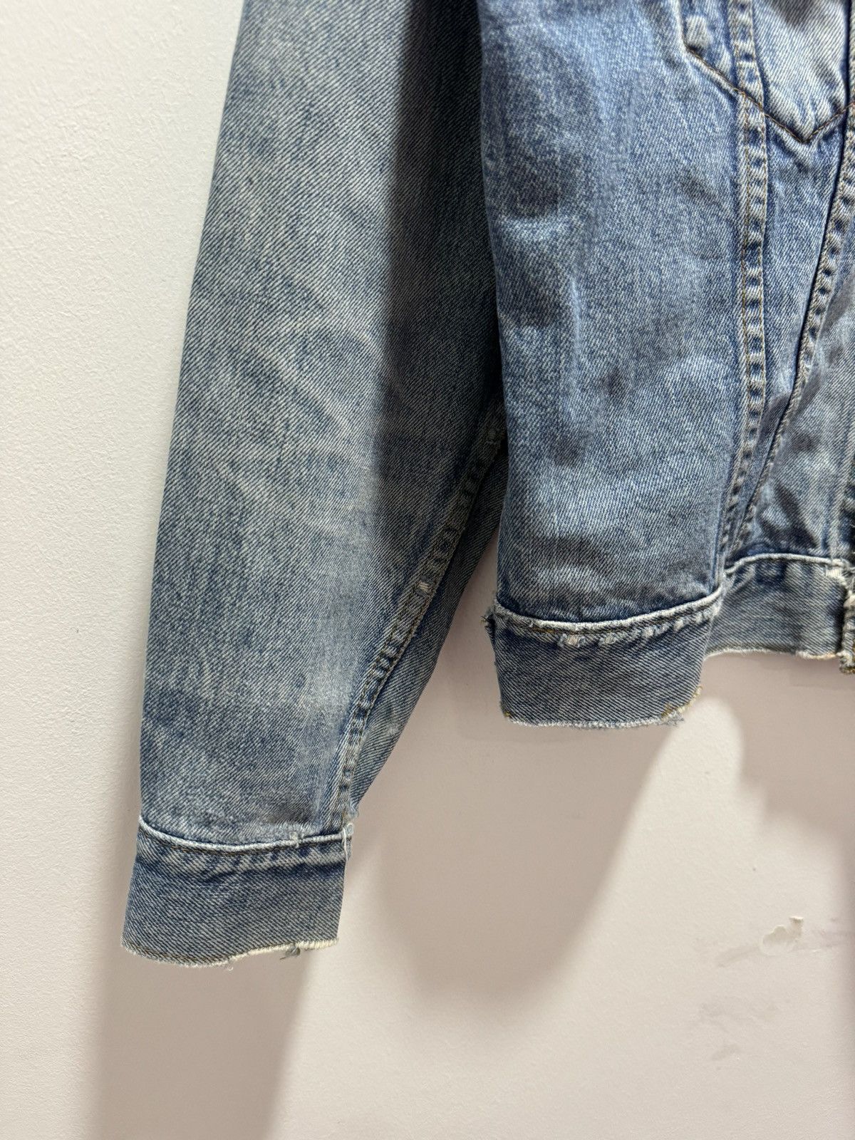 Levi's × Levi's Vintage Clothing × Vintage VINTAGE LEVIS THRASHED TRUCKER DENIM JACKET Size US XS / EU 42 / 0 - 6 Thumbnail