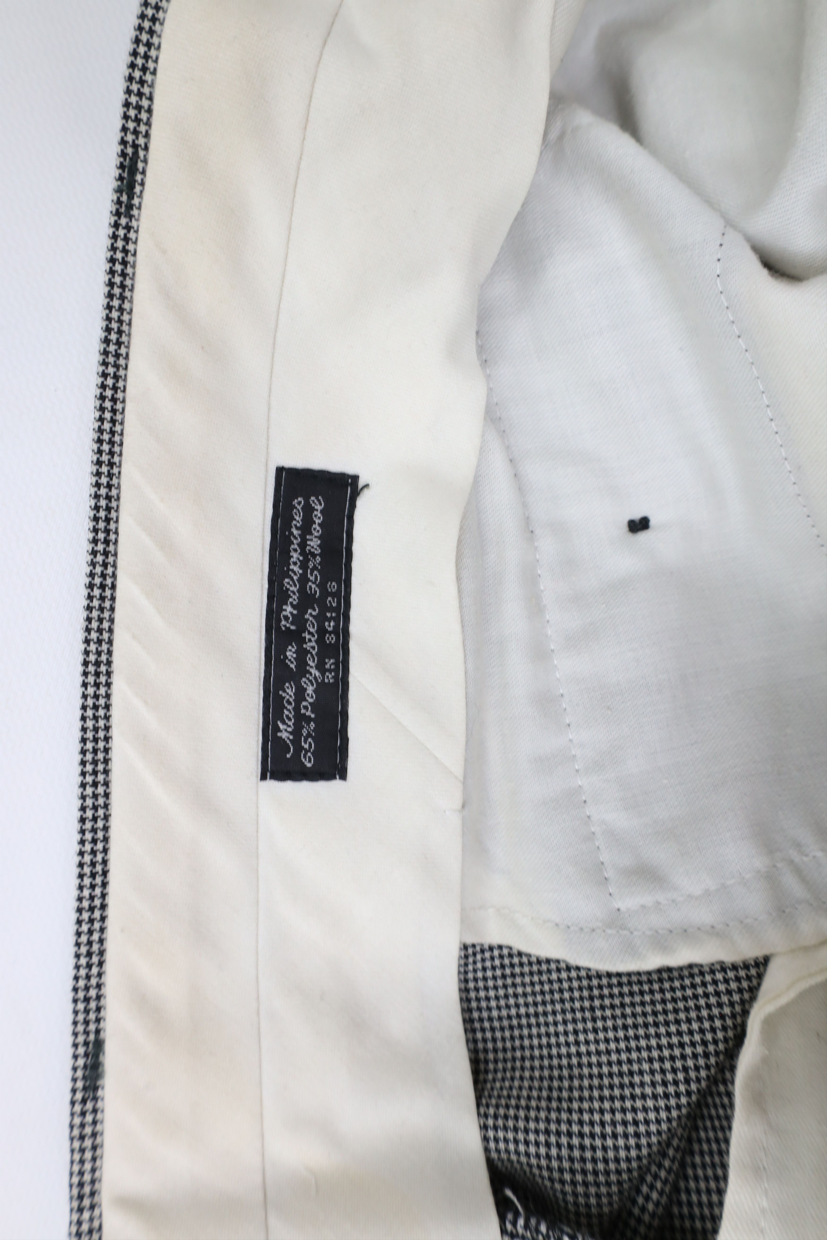 Vintage Vintage 70s Streetwear Wide Leg Chino Pants Houndstooth Size US 32 / EU 48 - 7 Thumbnail