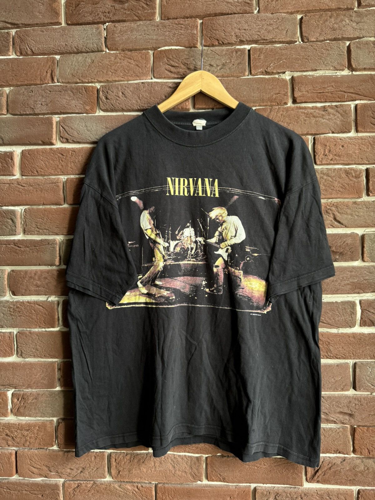 Vintage 1996 Nirvana Band T-Shirt Muddy Banks Grunge Band 90