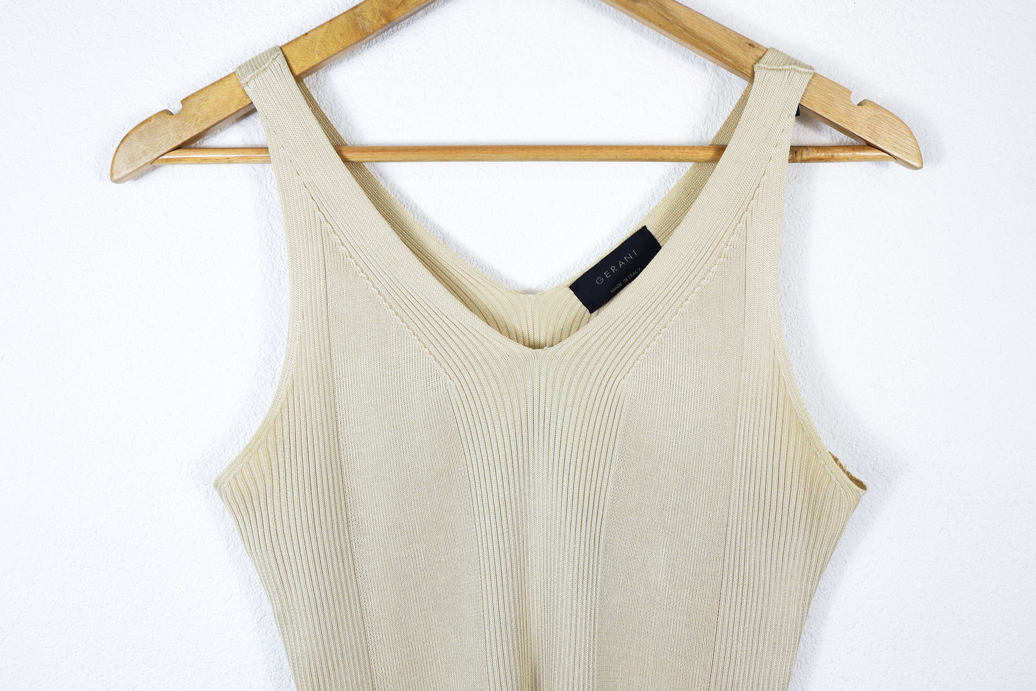 Other Womens Gerani Italy Gold Silk Tank Top Size M / US 6-8 / IT 42-44 - 2 Thumbnail
