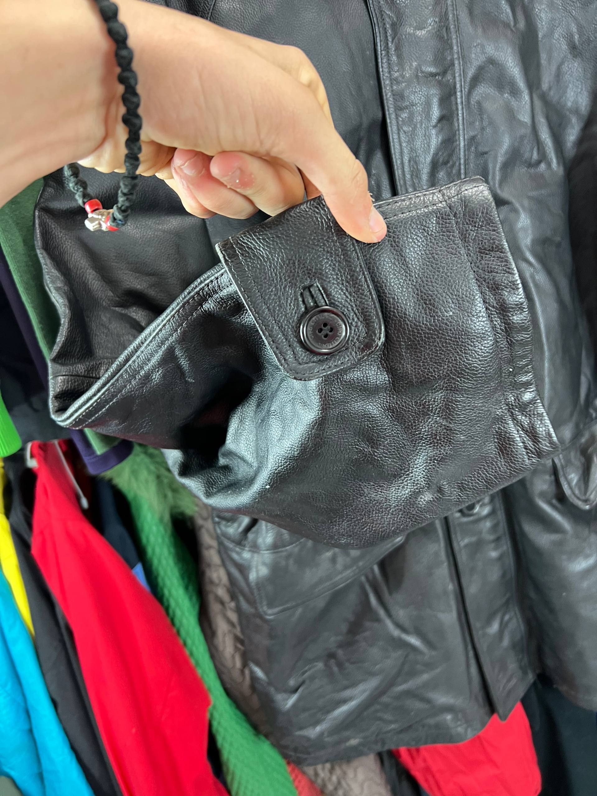 Yohji Yamamoto AVANT GARDE LONG LEATHER COAT JACKET MARLBORO CLASSIC Size US XL / EU 56 / 4 - 4 Thumbnail