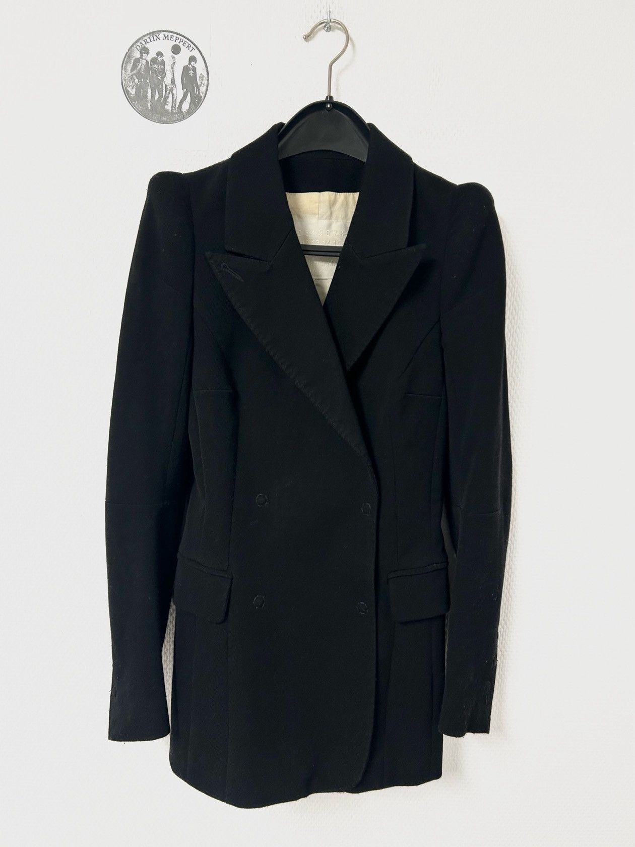 Maison Margiela 2012 Tailored Blazer with Exeggerated Shoulder Size US XS / EU 42 / 0 - 1 Thumbnail