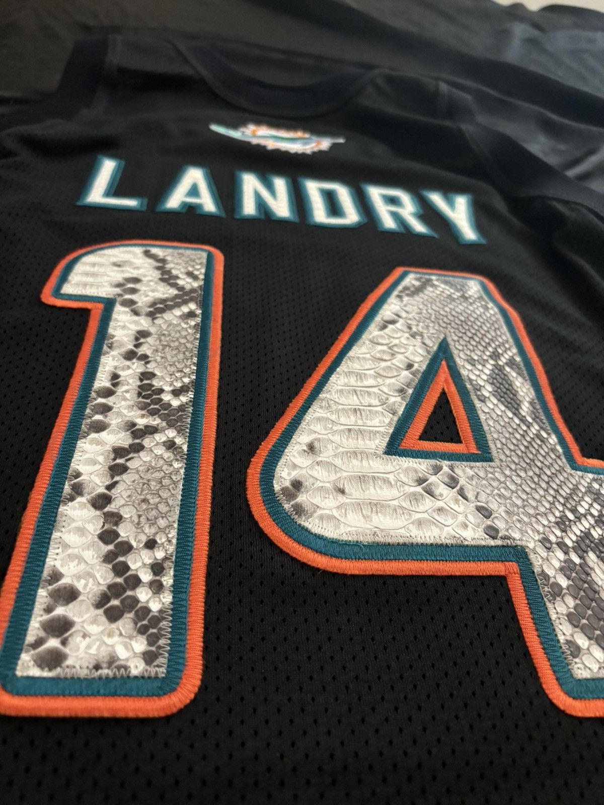 Mitchell & Ness × NFL × Renzo Cardoni Dolphins Jarvis Landry Snake Skin Renzo Cordoni Jersey Size US XL / EU 56 / 4 - 6 Thumbnail