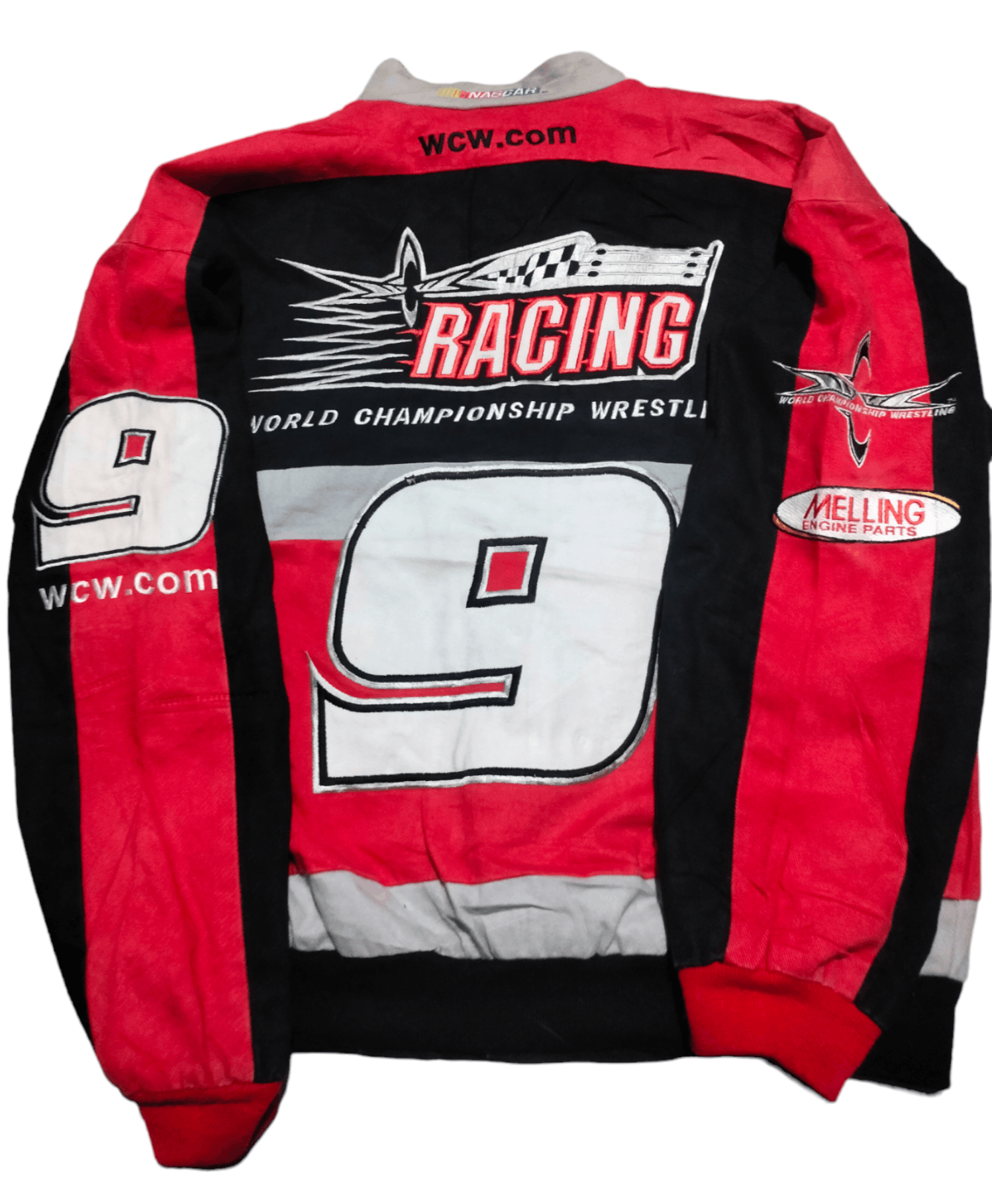 NASCAR RARE🔥 Vintage WCW Nascar Jacket Size US M / EU 48-50 / 2 - 2 Thumbnail
