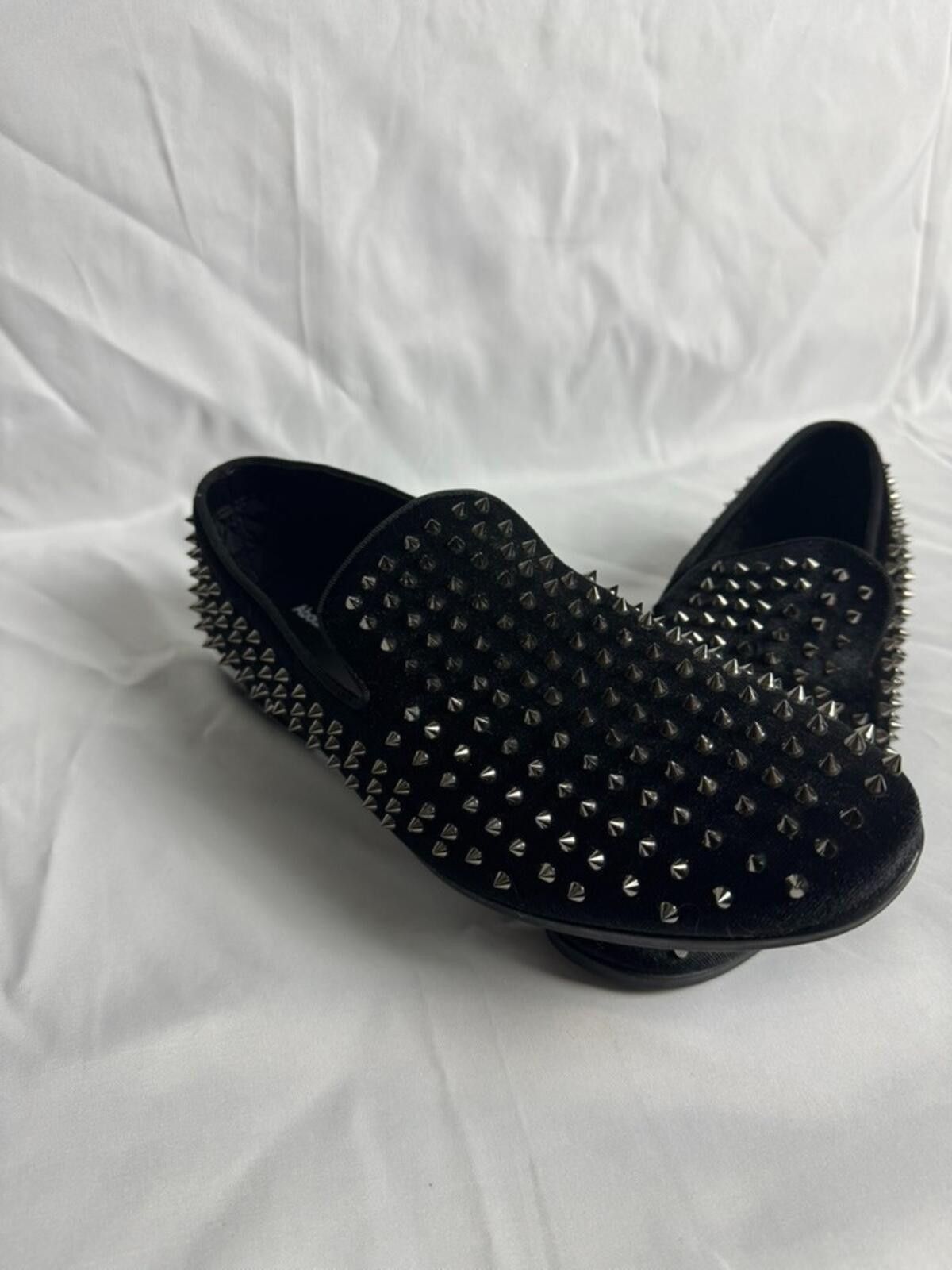 Other Abound Mens Spike Loafers Size 11 Silver Studded Dress Shoes Size US 11 / EU 44 - 4 Thumbnail