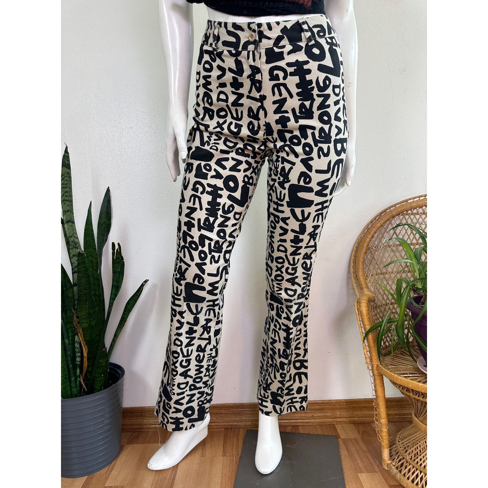 Other 90’s All Over Print Pants size 7 Size 28" / US 6 / IT 42 - 4 Thumbnail