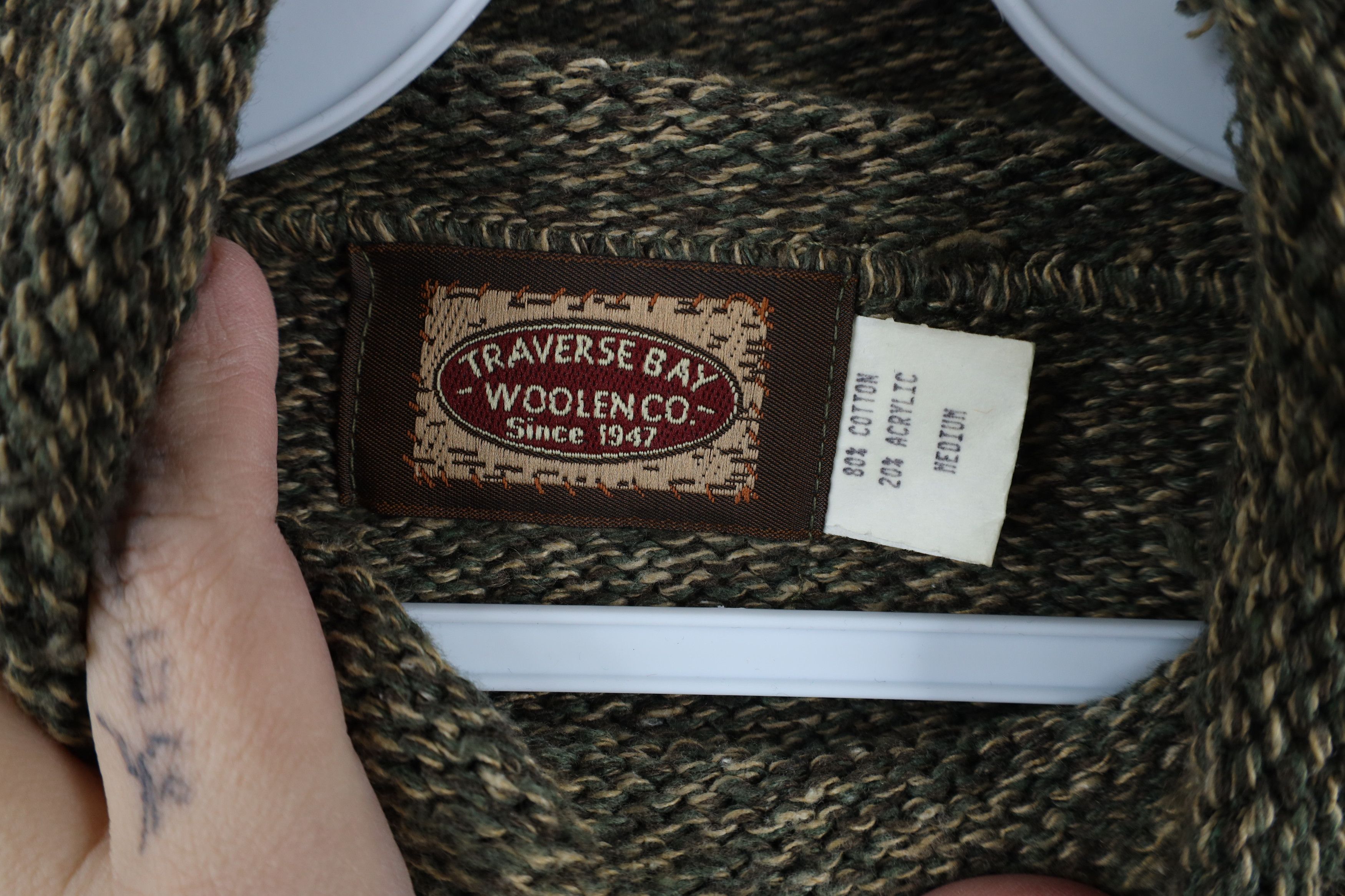 Vintage Vintage 90s Streetwear Marled Knit Turtleneck Sweater USA Size US M / EU 48-50 / 2 - 7 Thumbnail