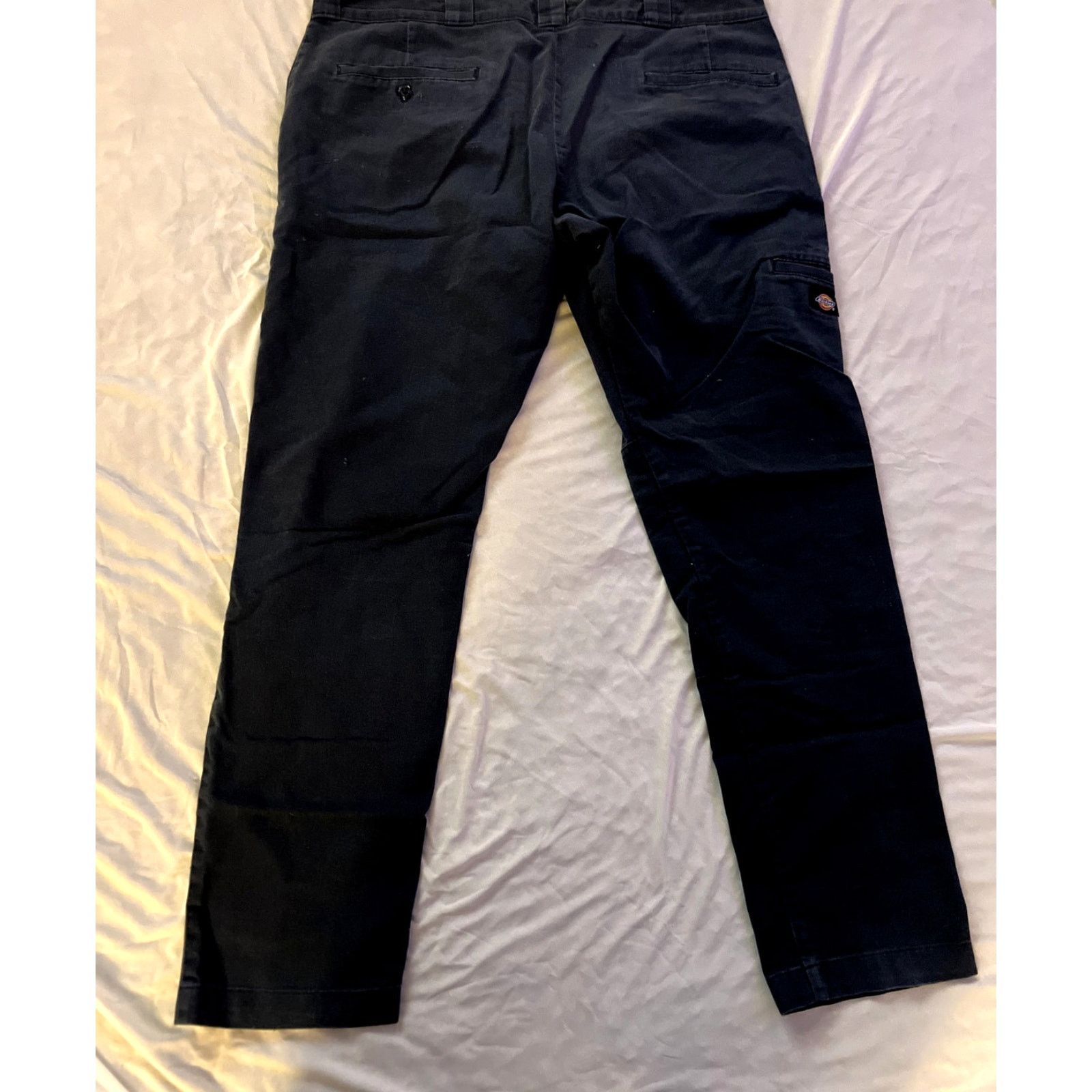 Dickies Dickies Skinny Straight Pants - 38x32 -Vintage Workwear-Blue Size US 38 / EU 54 - 3 Thumbnail