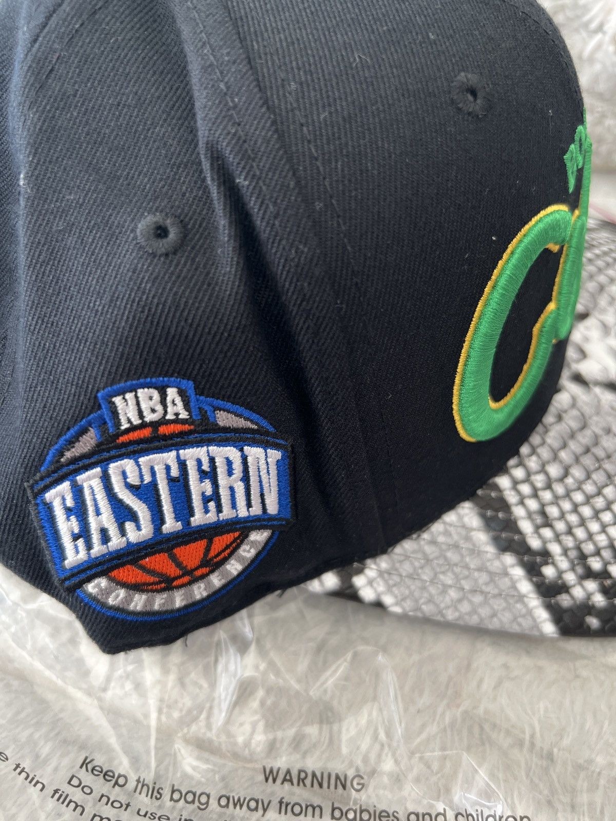 Just Don × Mitchell & Ness Just Don Boston Celtics Strapback Hat Size ONE SIZE - 2 Thumbnail