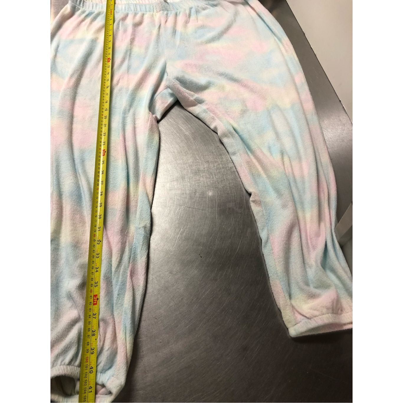 Other So Women’s Pastel Rainbow Tie Dye Two Piece Sleep Pajama Set Size 3XL / US 20-22 - 9 Thumbnail