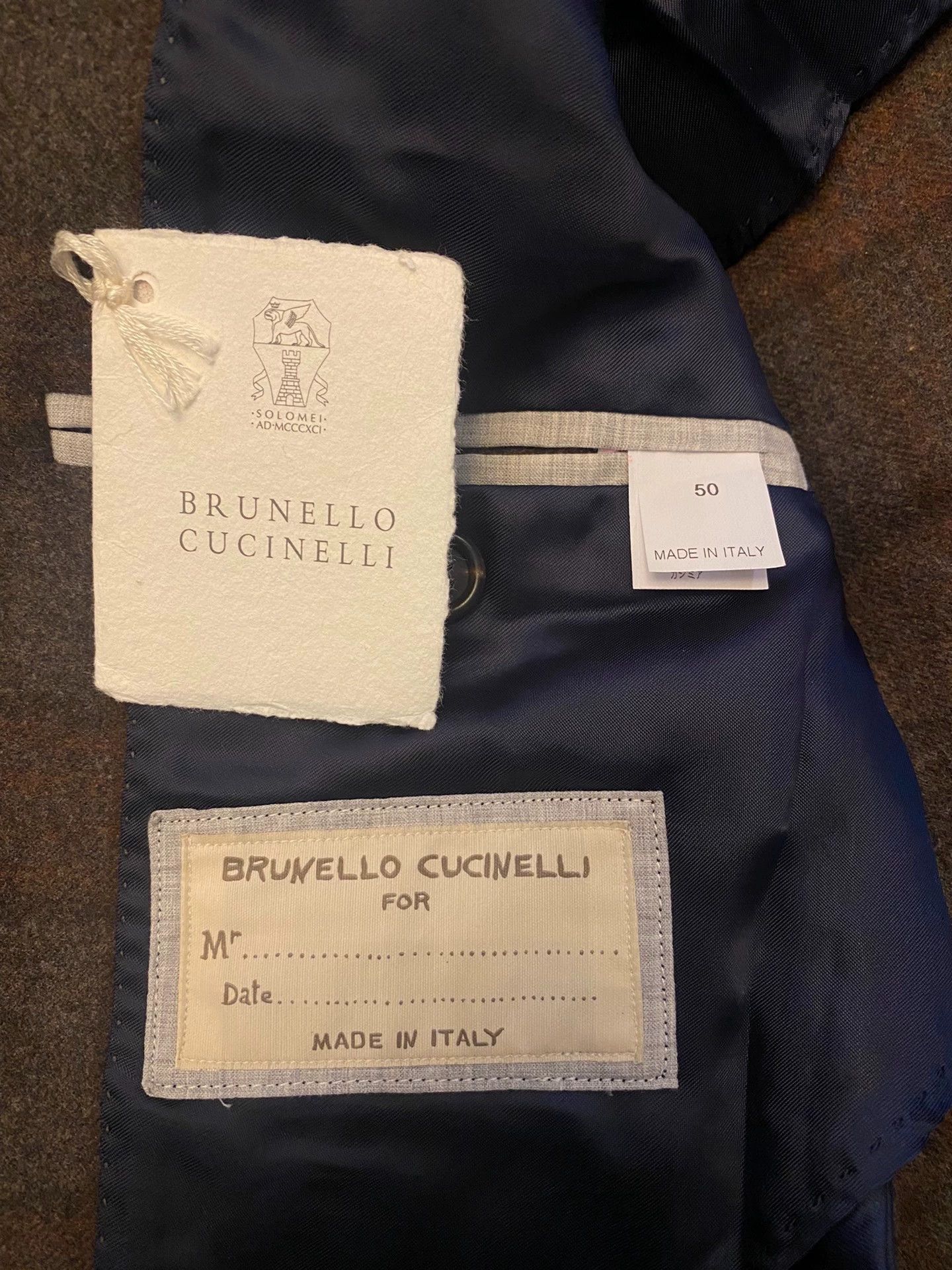 Brunello Cucinelli BC Cashmere Blazer Italy Size 50 Size 50R - 4 Thumbnail