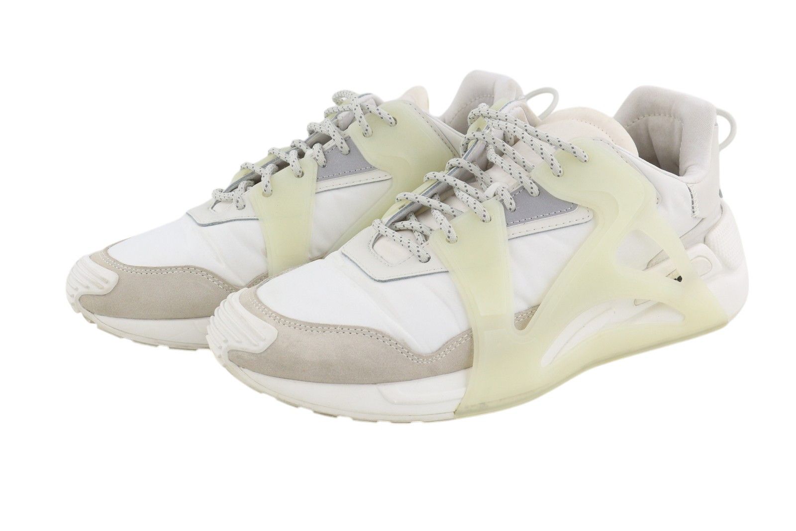Diesel S-SERENDIPITY MASK EU44.5 White Almond Toe Low Top 40965 Size US 11.5 / EU 44-45 - 4 Thumbnail