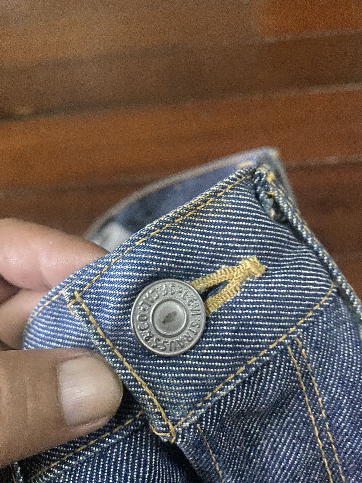 Japanese Brand × Levi's VINTAGE Y2K LEVIS Limited Edition Engineered SILVER Size US 32 / EU 48 - 8 Thumbnail