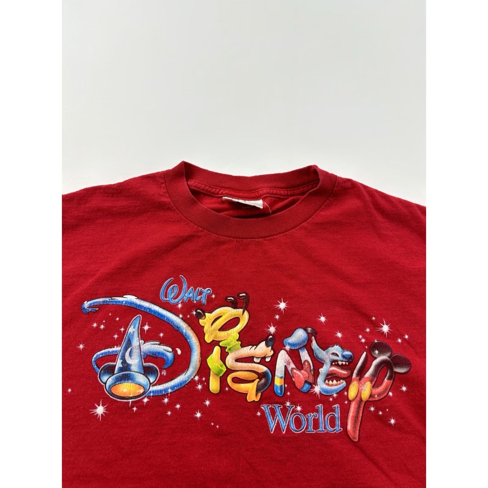 Disney Disney Shirt Adult Small Red Short Sleeve Mickey Goofy T-Shirt Unisex Size US S / EU 44-46 / 1 - 3 Thumbnail