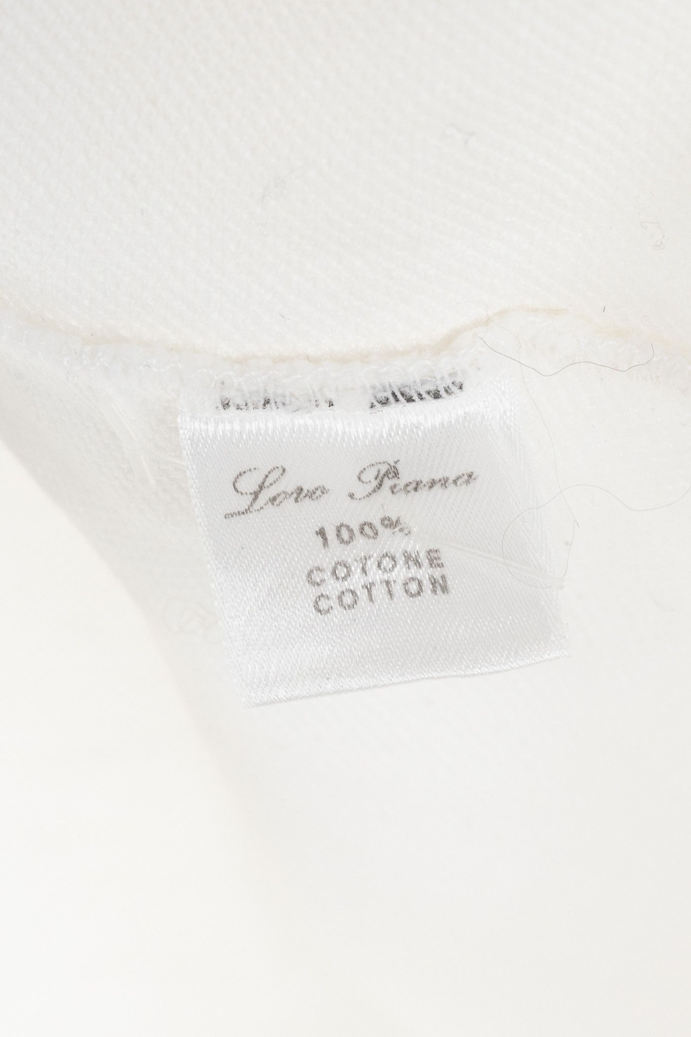 Loro Piana Loro Piana White Cotton-Pique Sleeveless Polo Size XS / US 0-2 / IT 36-38 - 6 Thumbnail