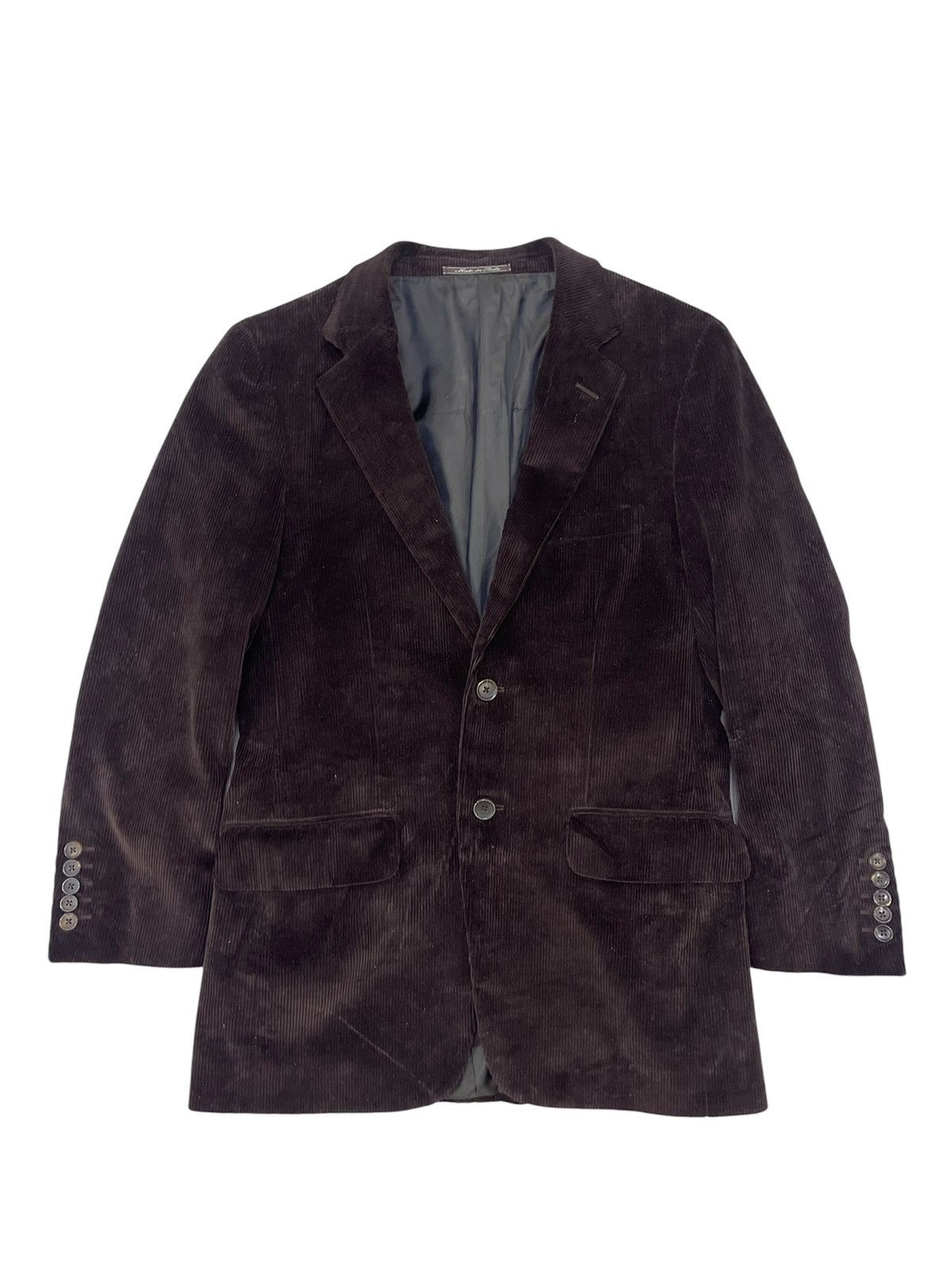 Gucci GUCCI brown cudroy coat jacket Size 44R - 1 Thumbnail