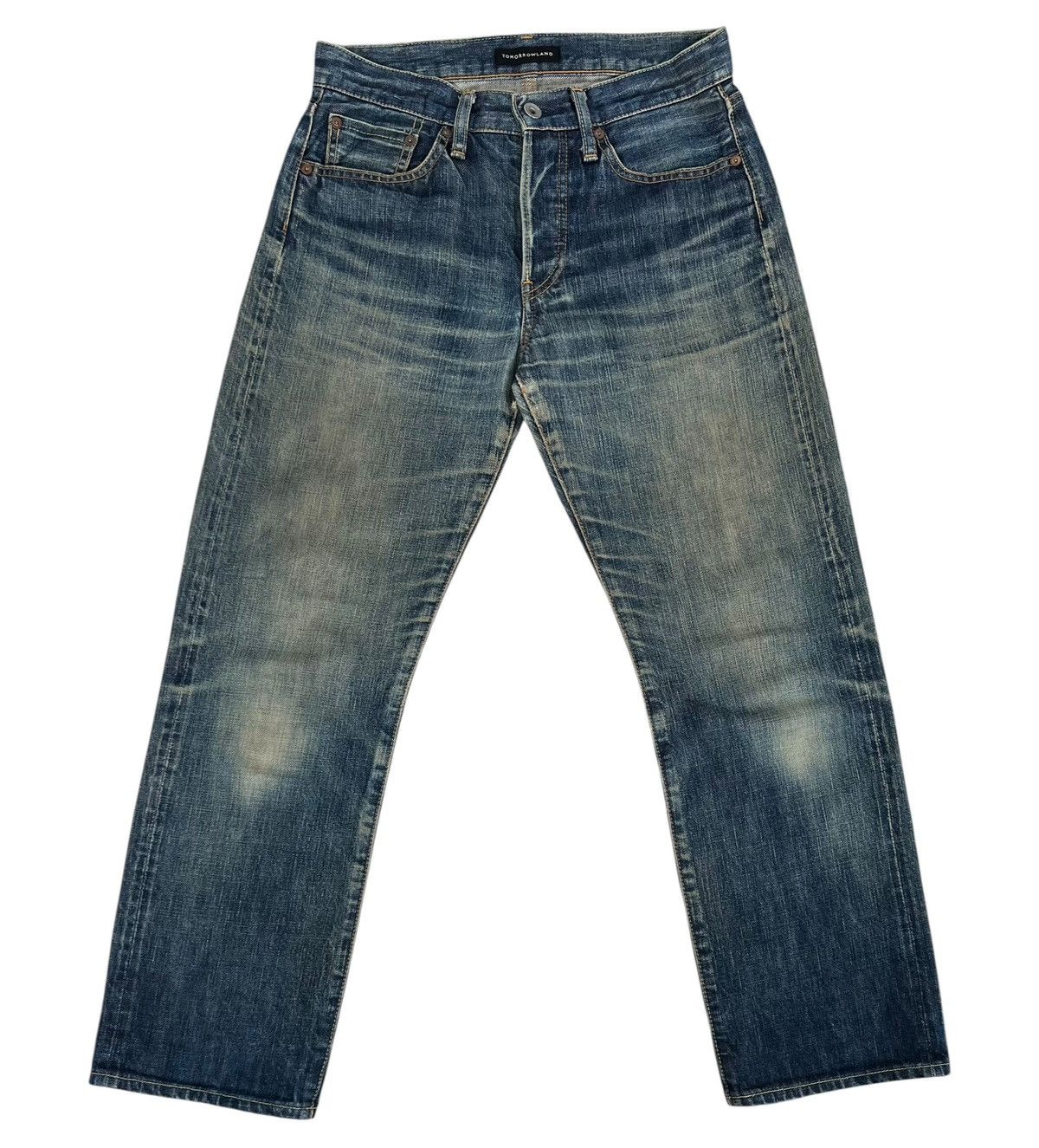 Tomorrowland Vintage Tomorrowland Mud Wash Selvedge Jeans Size 29" - 1 Thumbnail