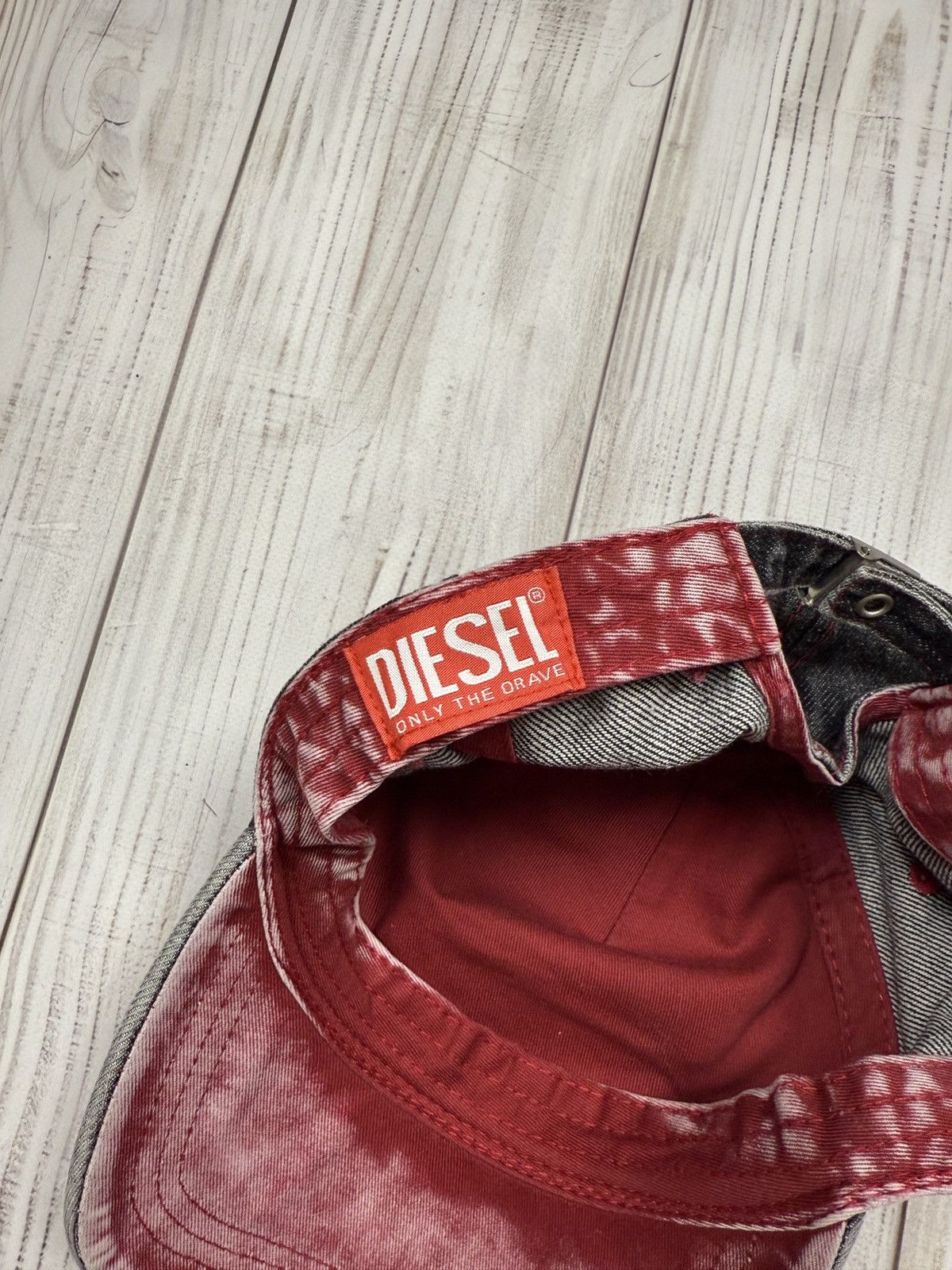 Diesel Diesel Cap D Logo Distressed Washed Style hat Size ONE SIZE - 6 Thumbnail