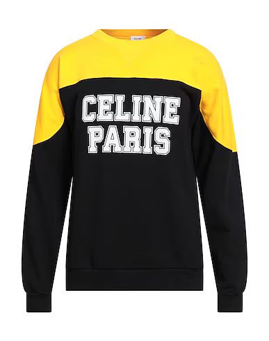 Celine o1bcso1str0824 Sweatshirt in Black Yellow Size US XXL / EU 58 / 5 - 1 Preview