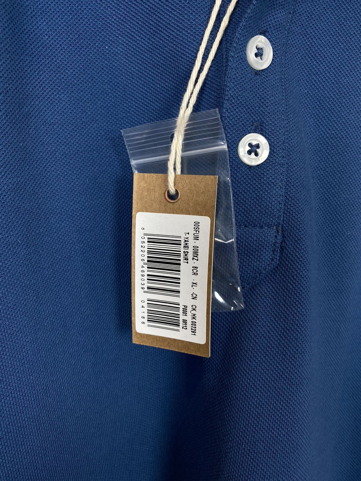 Diesel NEW Diesel T-Yahei Short Sleeve Polo Shirt Size XL Blue Top Size US XL / EU 56 / 4 - 9 Thumbnail