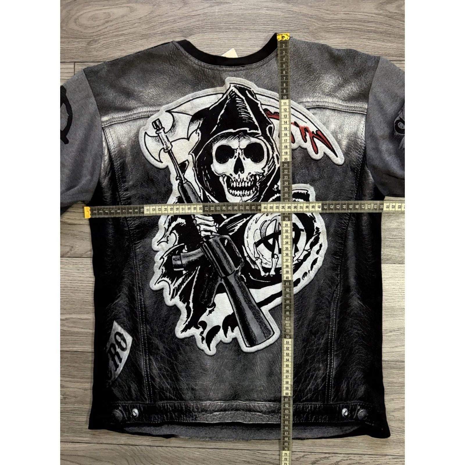 Vintage Sons Of Anarchy Shirt All Over Print Short Sleeve Black Gray Size S Mens Size US S / EU 44-46 / 1 - 4 Thumbnail