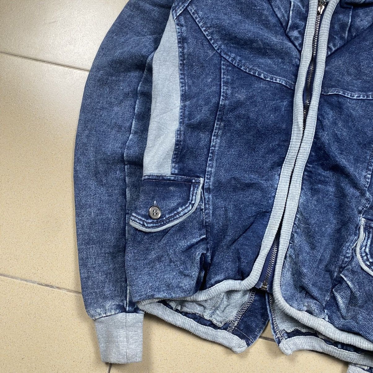 Japanese Brand Vintage y2k Kavach Gothic Denim Zip Up Size S / US 4 / IT 40 - 3 Thumbnail