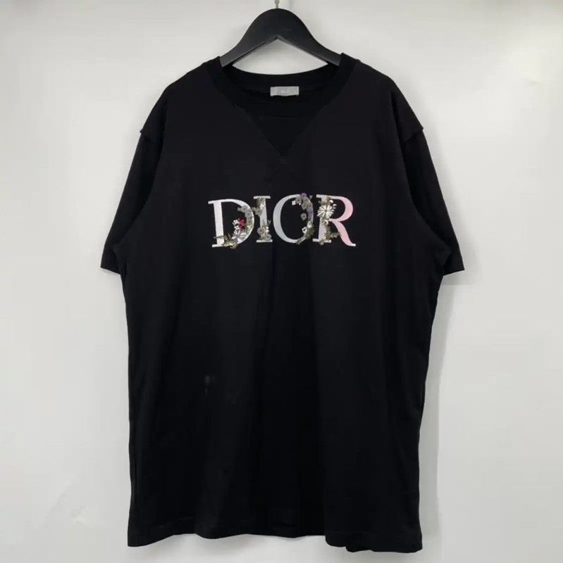 Dior Dior Black Cotton Summer T-Shirt 0089 Size US XL / EU 56 / 4 - 1 Thumbnail