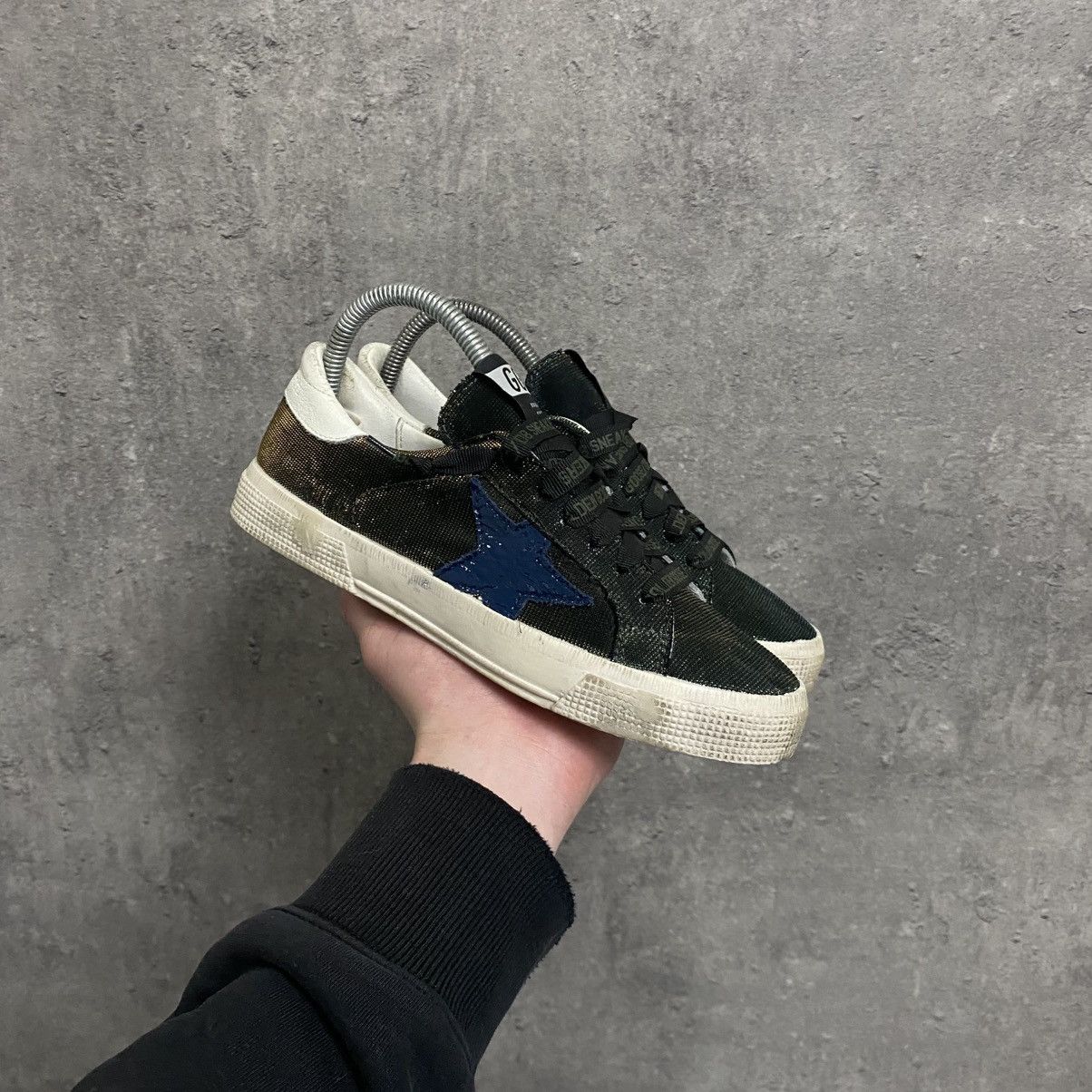 Golden Goose Golden Goose May Glitter Sneakers Size US 7 / IT 37 - 4 Thumbnail