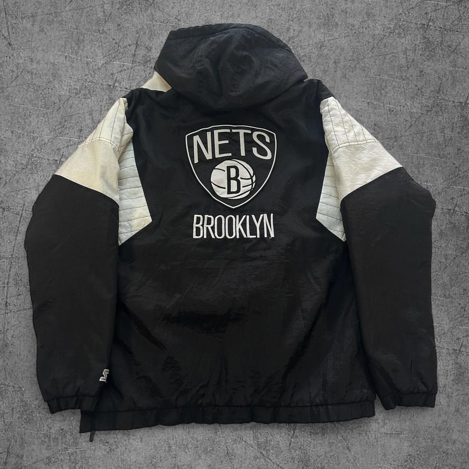Starter Vintage Brooklyn Nets Starter Jacket Size US XL / EU 56 / 4 - 2 Thumbnail