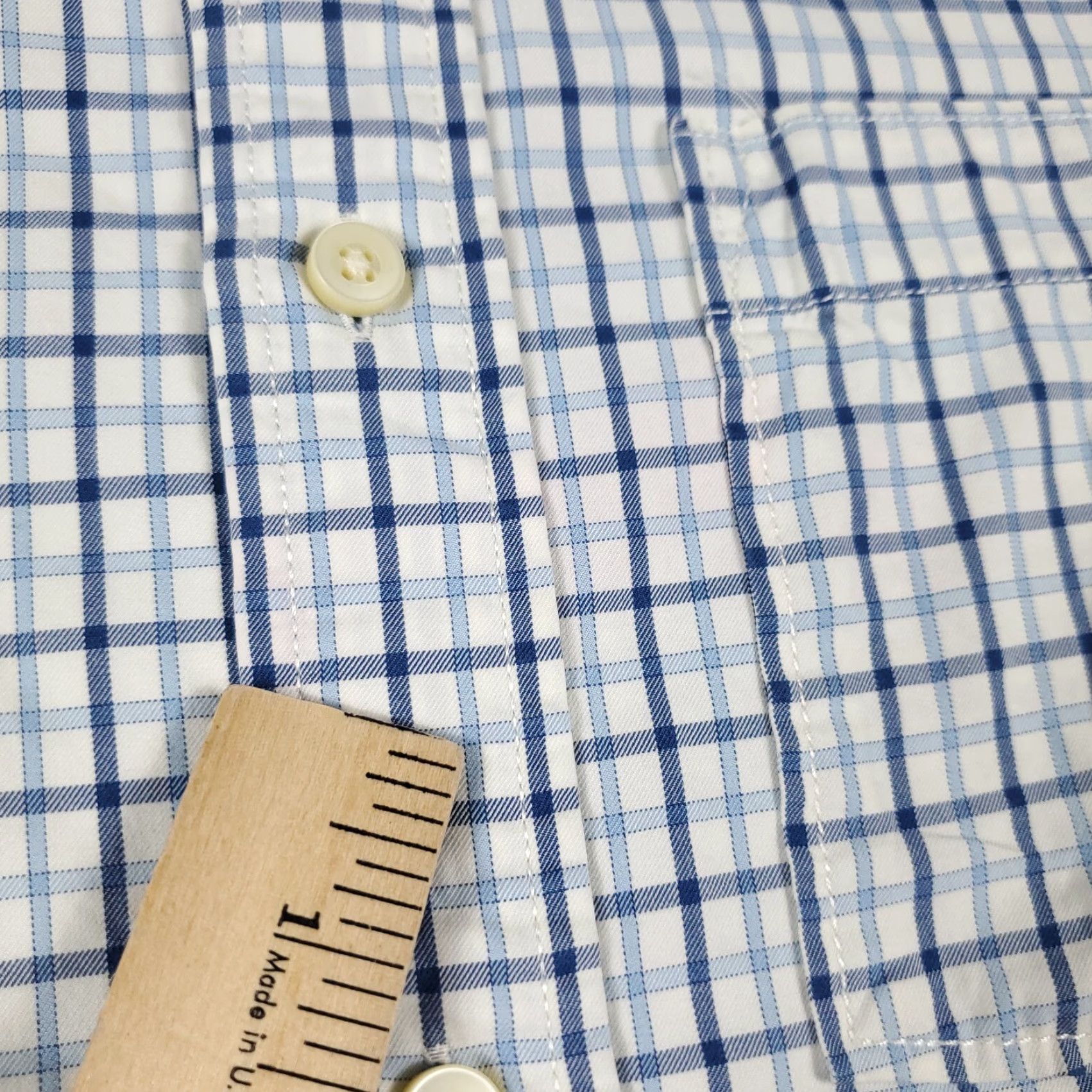 Abercrombie & Fitch Abercrombie & Fitch Button-Up Shirt Mens 2XL Blue Plaid Long Sleeve Casual Size US XXL / EU 58 / 5 - 5 Thumbnail