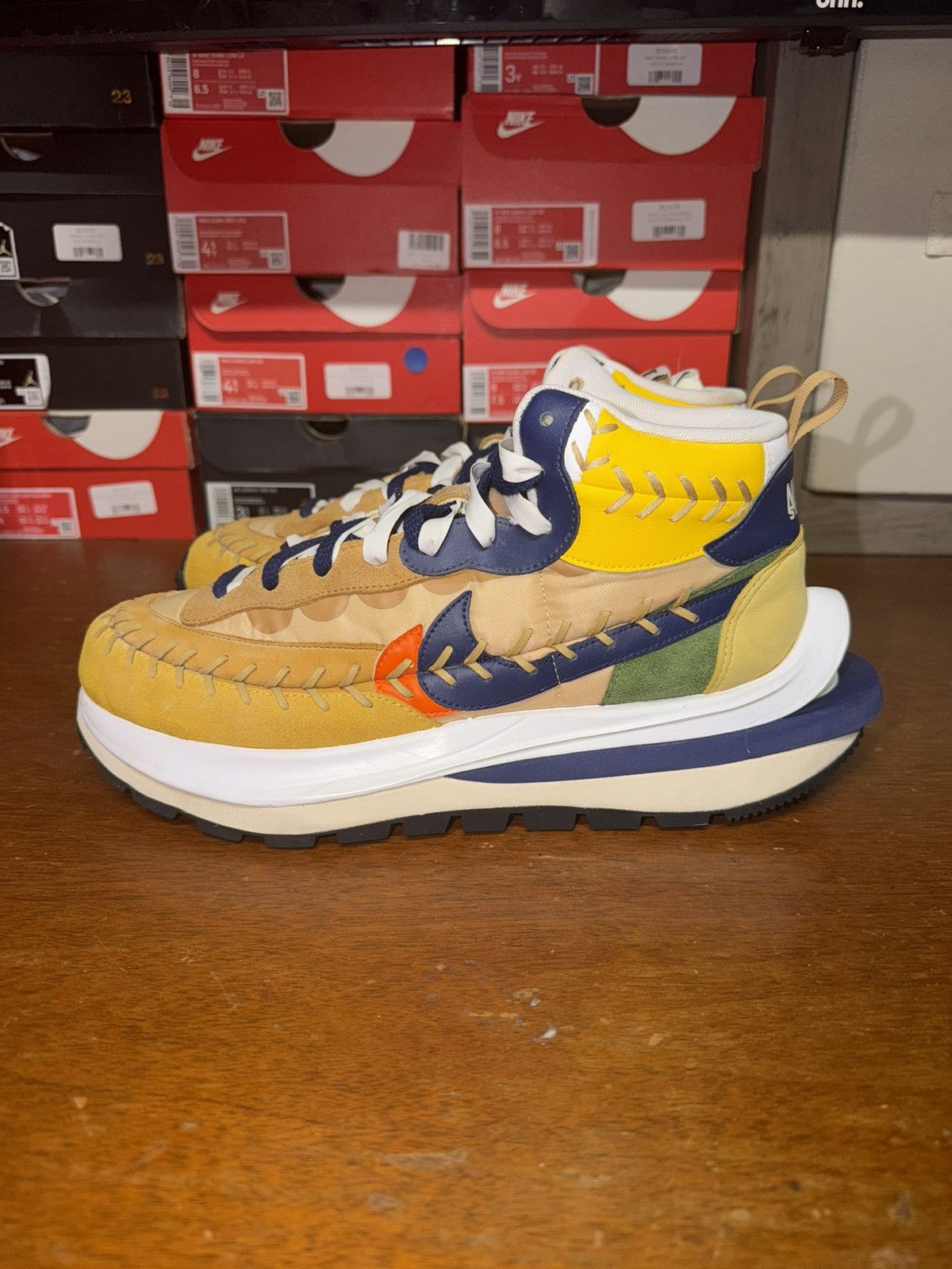 Nike × Sacai Nike Sacai X Jean Paul Gaultier X VaporWaffle Sesame size 12 Size US 12 / EU 45 - 10 Thumbnail