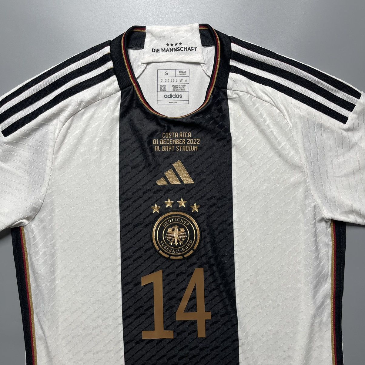 Adidas GERMANY ADIDAS 2022 WORLD CUP SOCCER HOME JERSEY #14 MUSIALA Size US S / EU 44-46 / 1 - 4 Thumbnail