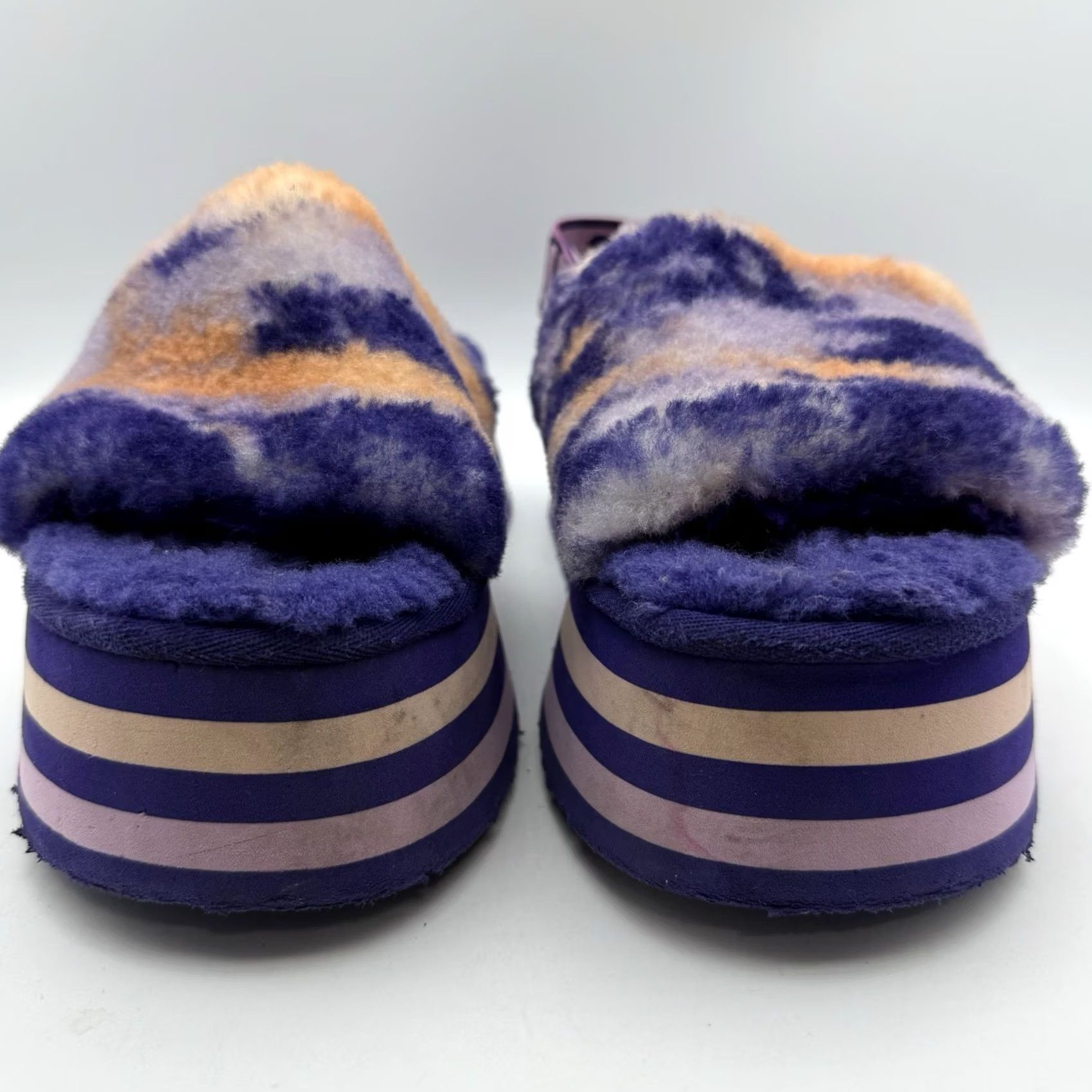 Ugg UGG Women's Disco Marble Slide Violet Night 8 Slipper Shoes Womens Violet Night Disco Slide 8 Size US 8 / IT 38 - 4 Thumbnail