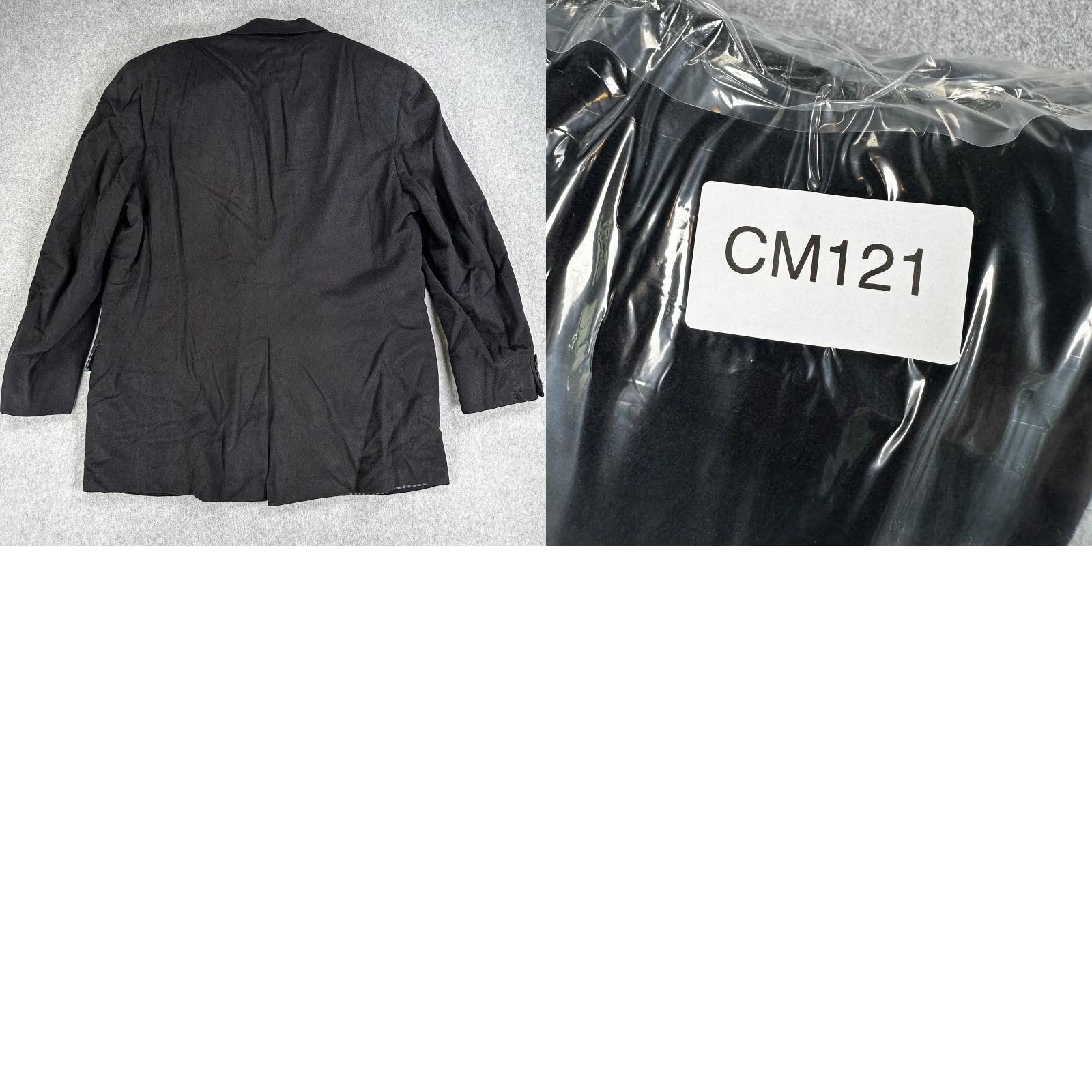 Vintage Oxxford Clothes Sport Coat Men 42 Black Cashmere Two-Button Notch Lapel Two Button Front Two-Button Jacket Neiman Marcus Conference Size US XS / EU 42 / 0 - 10 Thumbnail