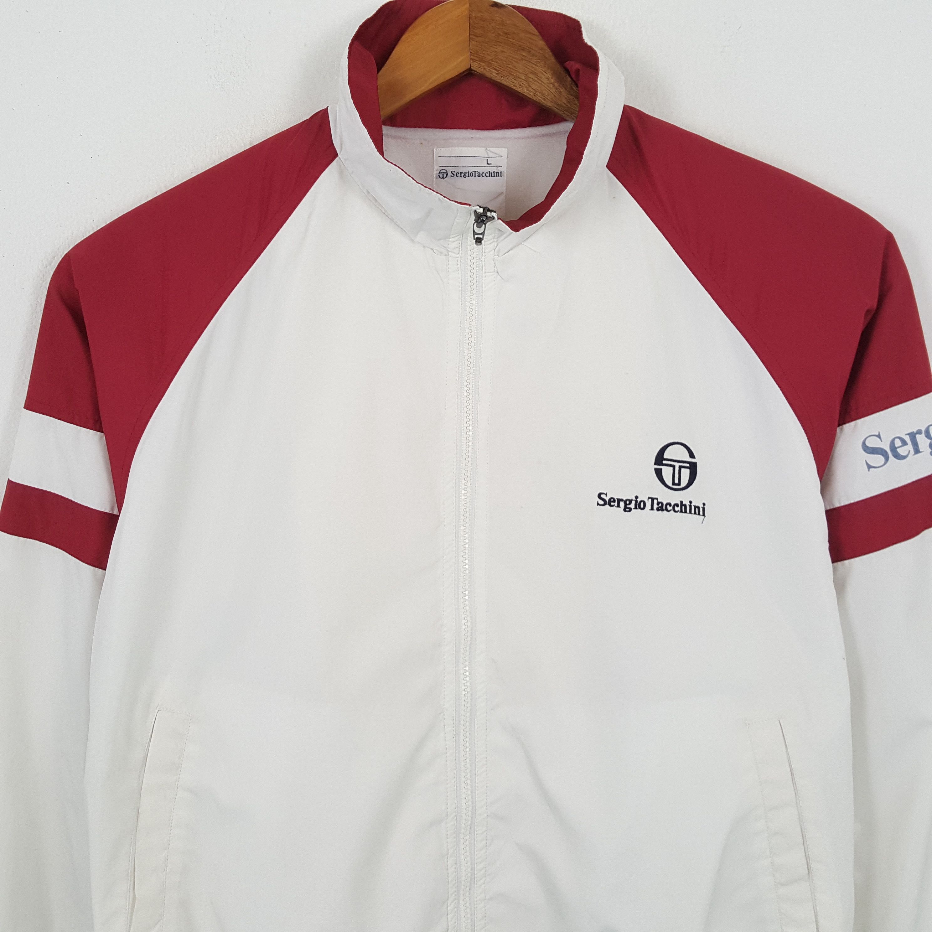 Japanese Brand × Sergio Tacchini × Vintage Vintage SERGIO TACCHINI Sportswear Style Tennis Jacket Size US XL / EU 56 / 4 - 2 Thumbnail
